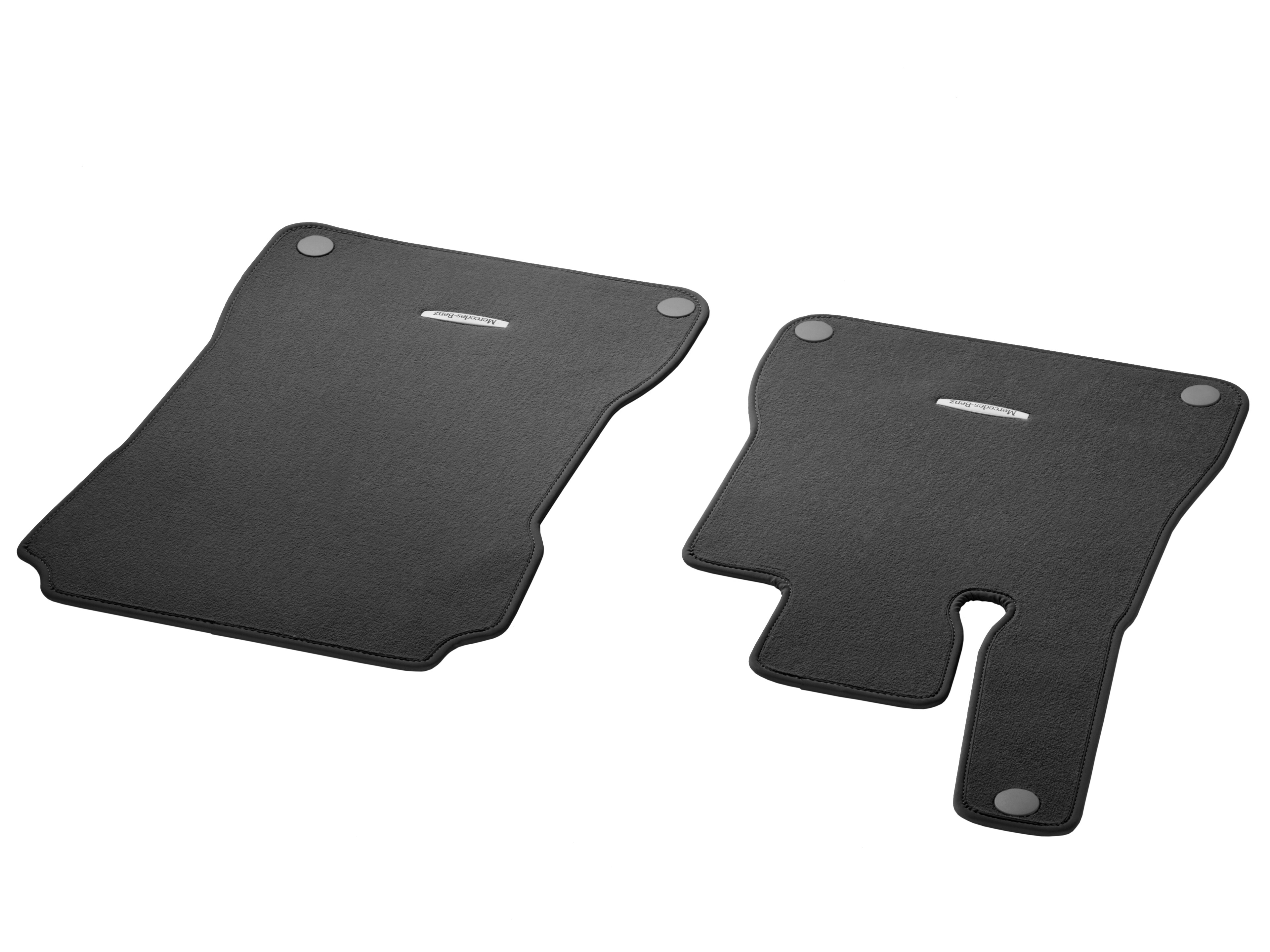 Tappetini in velours CLASSIC, Set, 2 pezzi - LL, colore nero