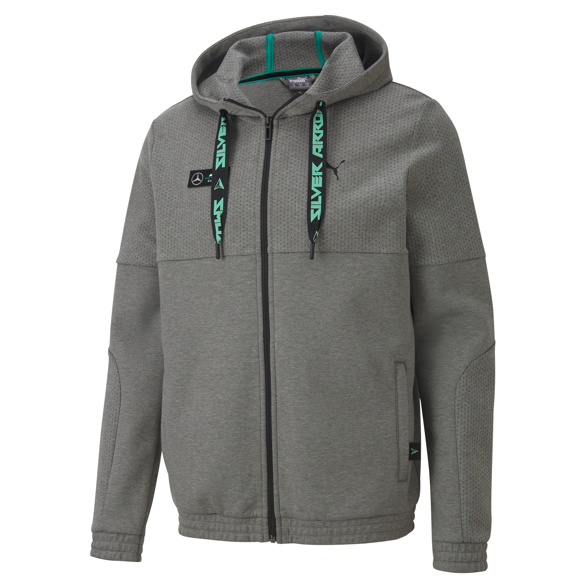 Sweathoody Herren - grau, S
