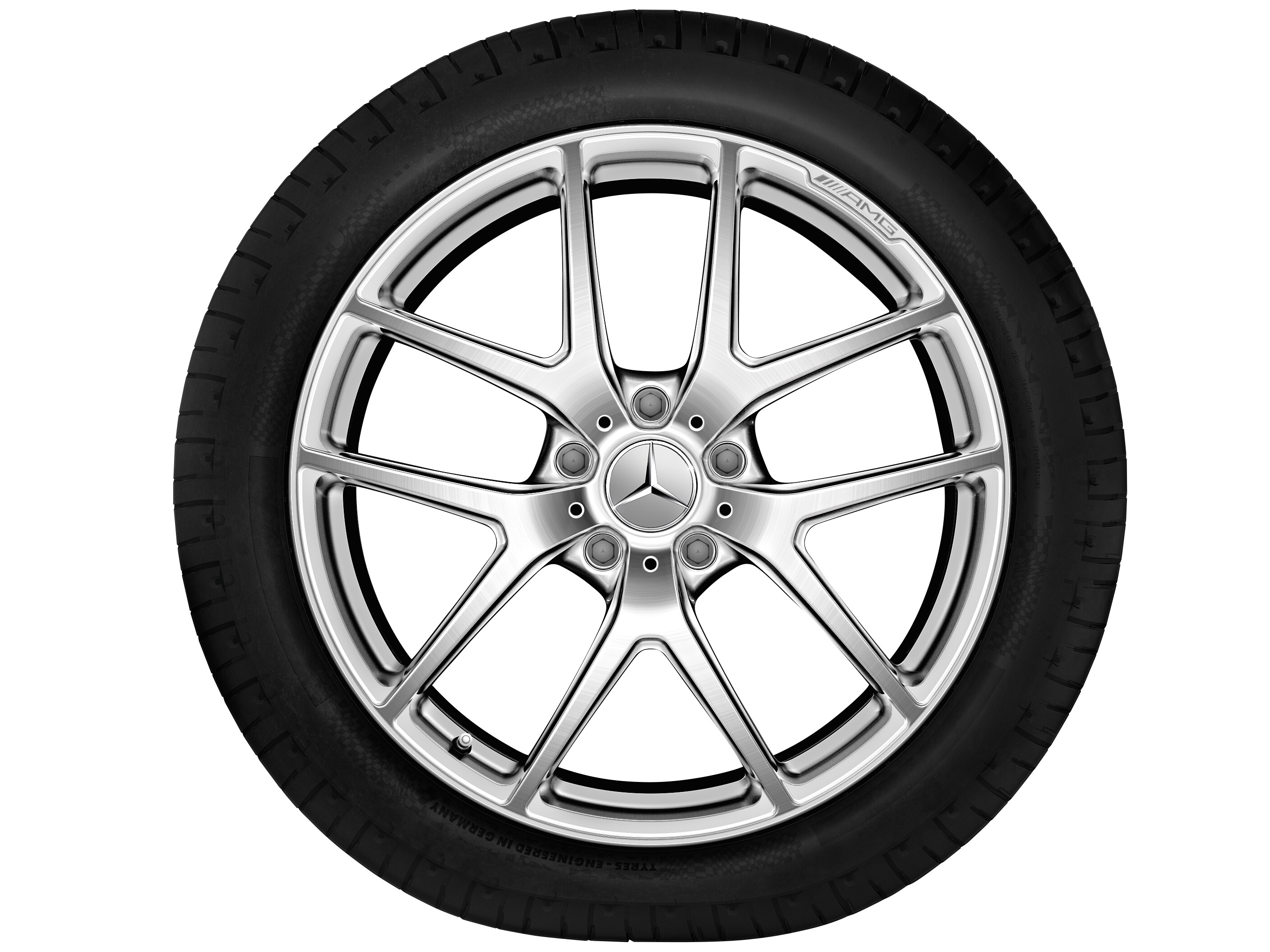 AMG Schmiederad im 5-Doppelspeichen-Design, 53,3 cm (21 Zoll)