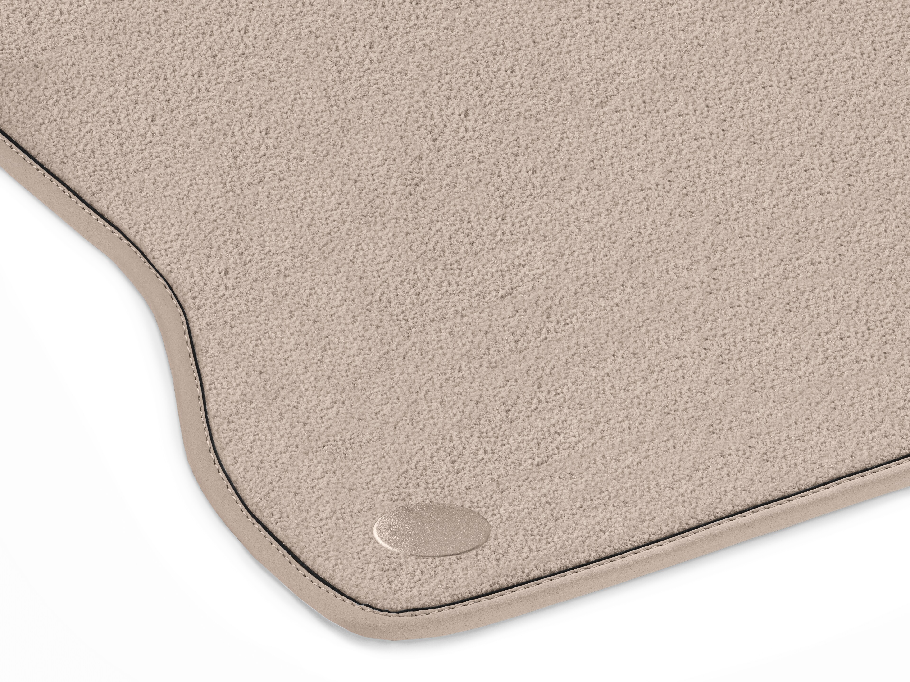 Tappetini in velours Set, 4 pezzi, Pacchetto esclusivo P34 - RL, beige caffellatte / grigio lava