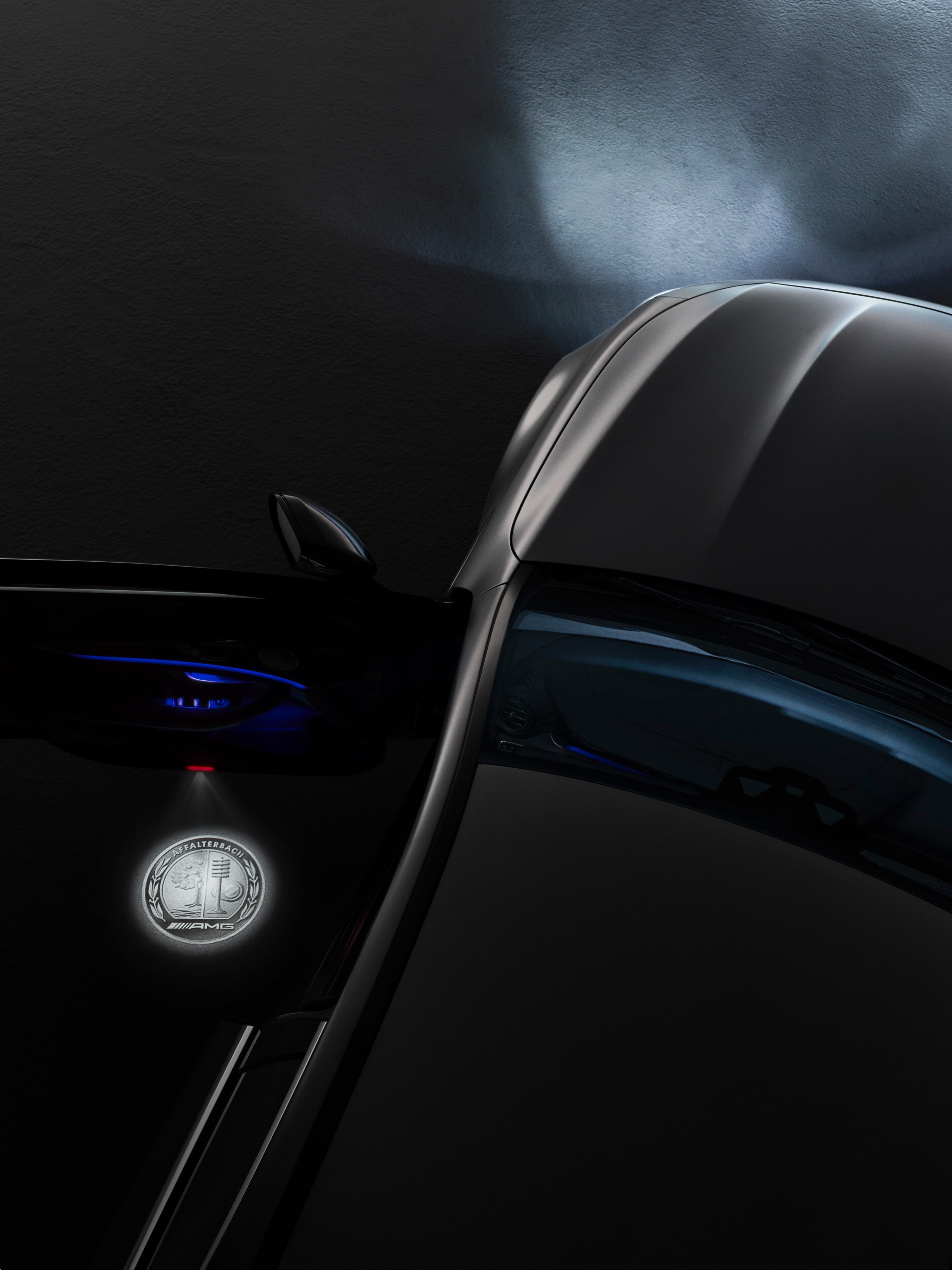 Proiettore di logo a LED, stemma AMG, PH autovettura