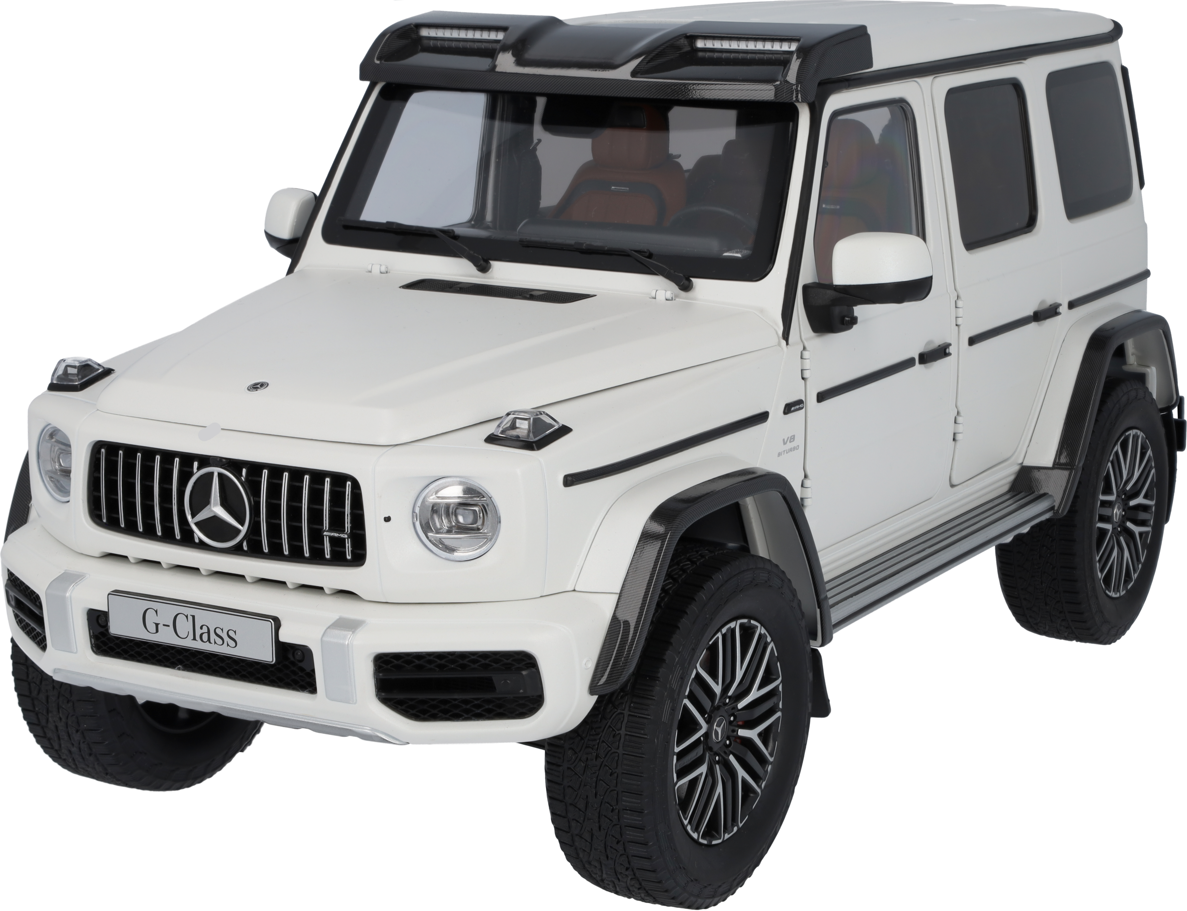 Mercedes AMG G 63 4x4², W463 - G manufaktur bianco opalite magno, NZG, 1:12