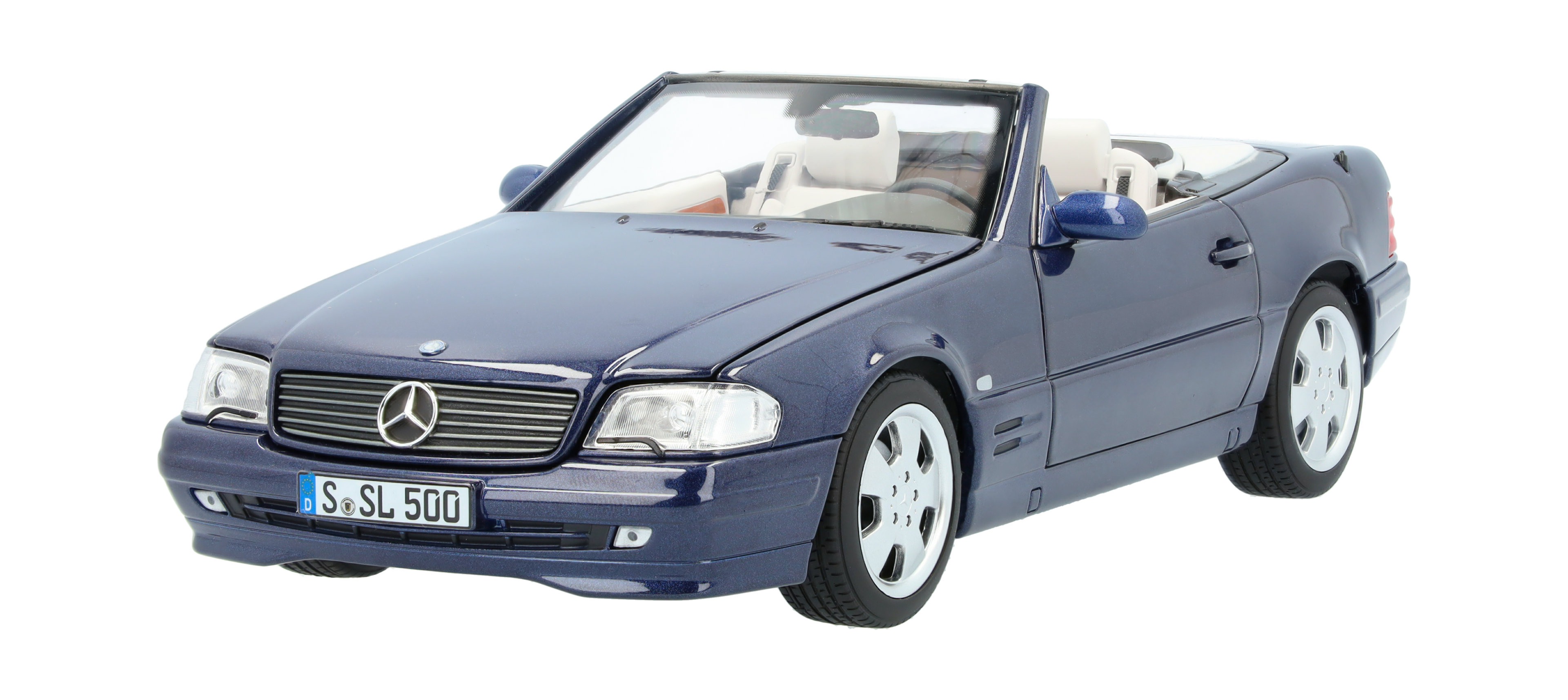 SL 500 R129 (1998-2001) - blu azzurro, Norev, 1:18