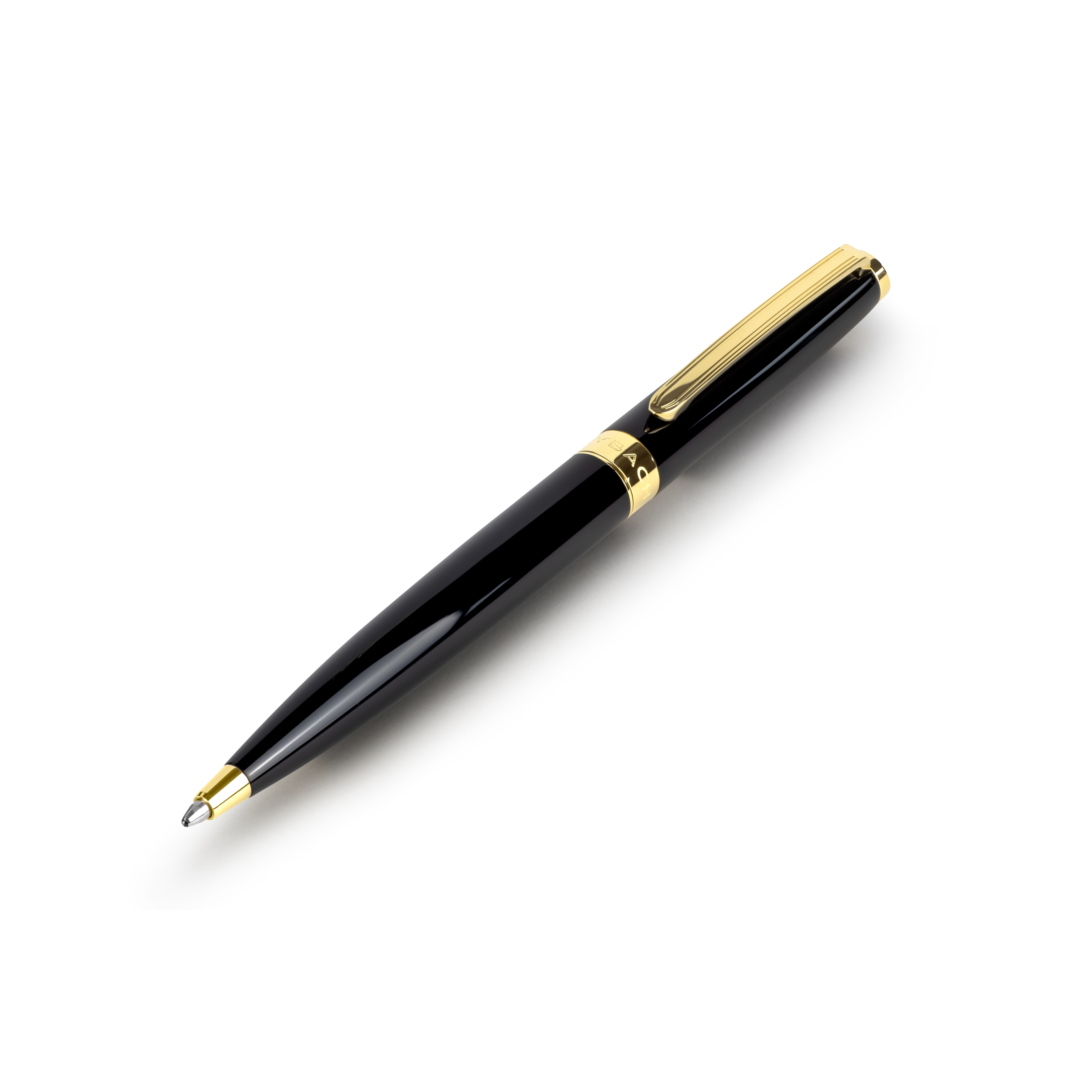 Penne a sfera, Mercedes-Maybach - colore nero / oro, ottone, lucido