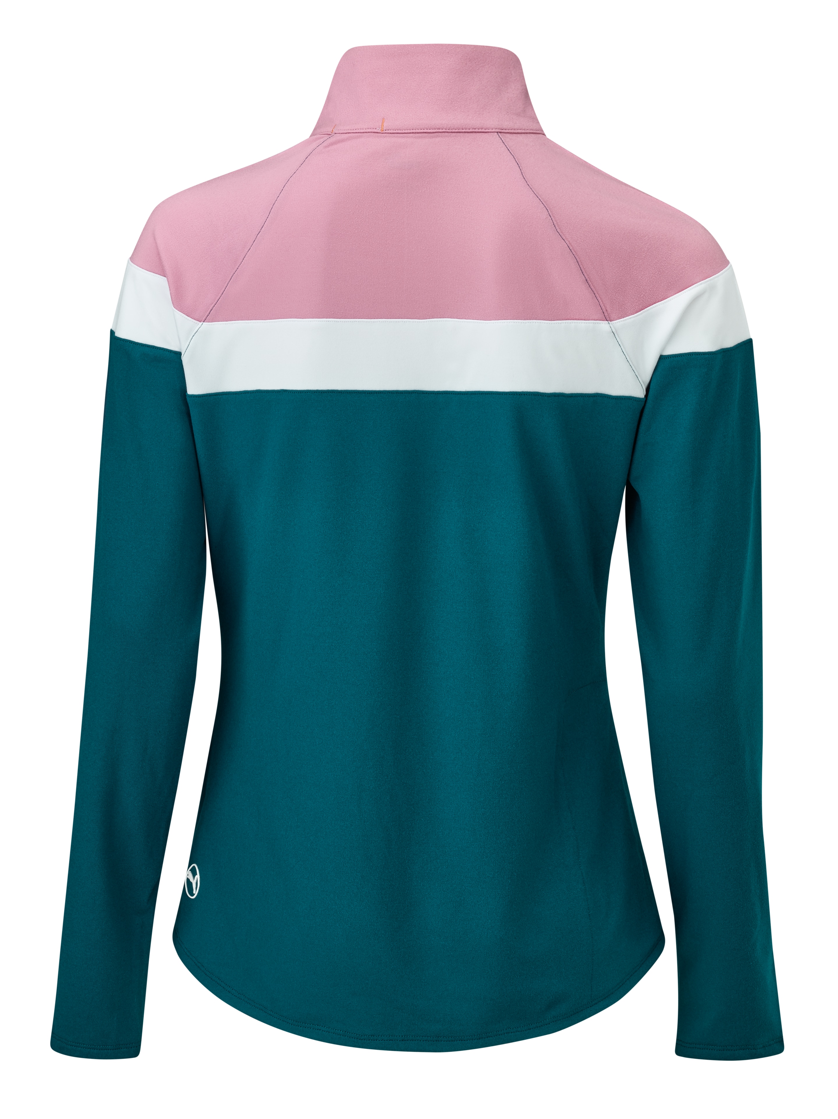 Felpa da golf da donna, lightweight - Ocean Tropic-Pinktastic / white, M
