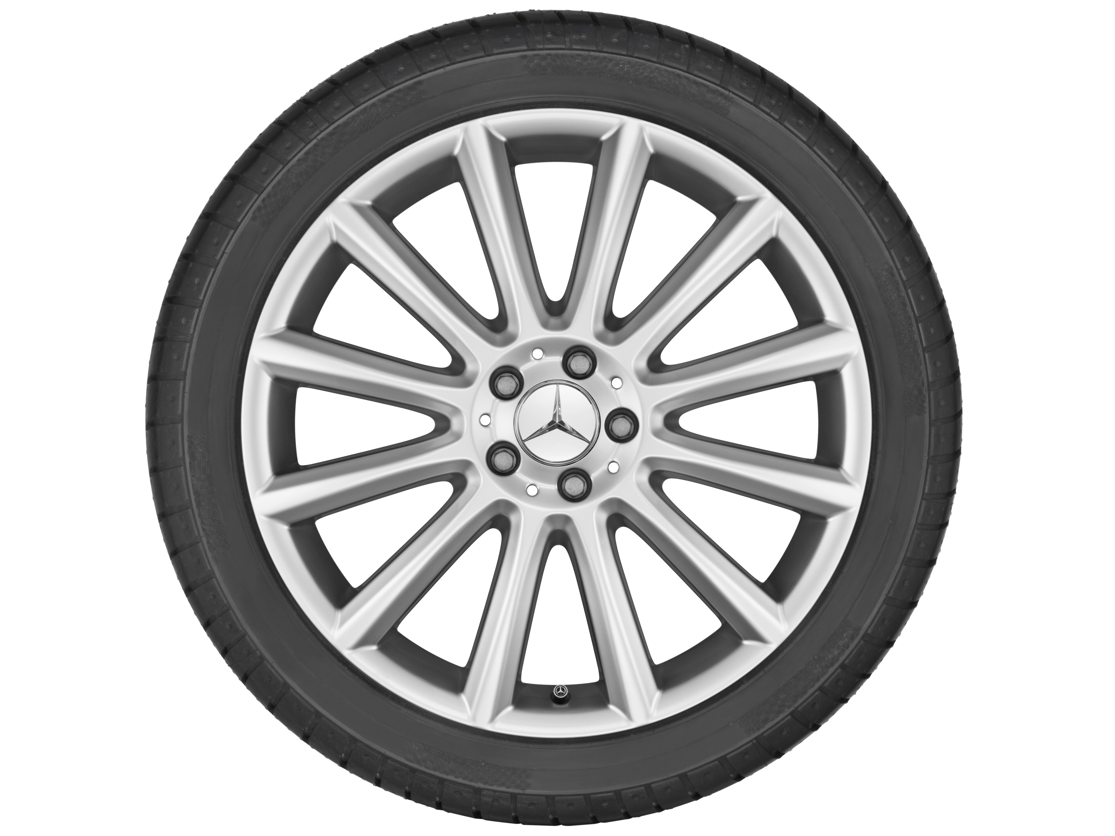 Cerchio a 12 razze, 50,8 cm (20 pollici) - 8,5 J x 20 ET 67, argento Sterling
