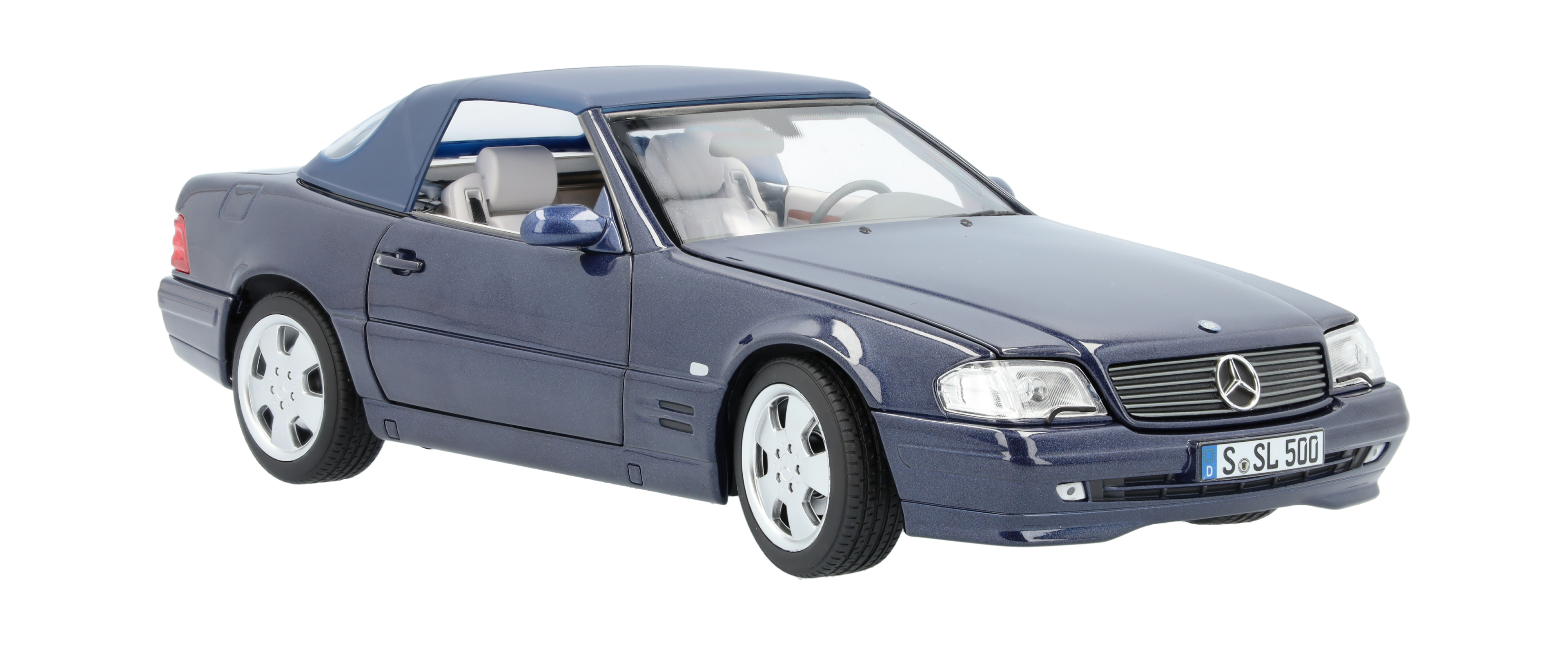 SL 500 R129 (1998-2001) - blu azzurro, Norev, 1:18