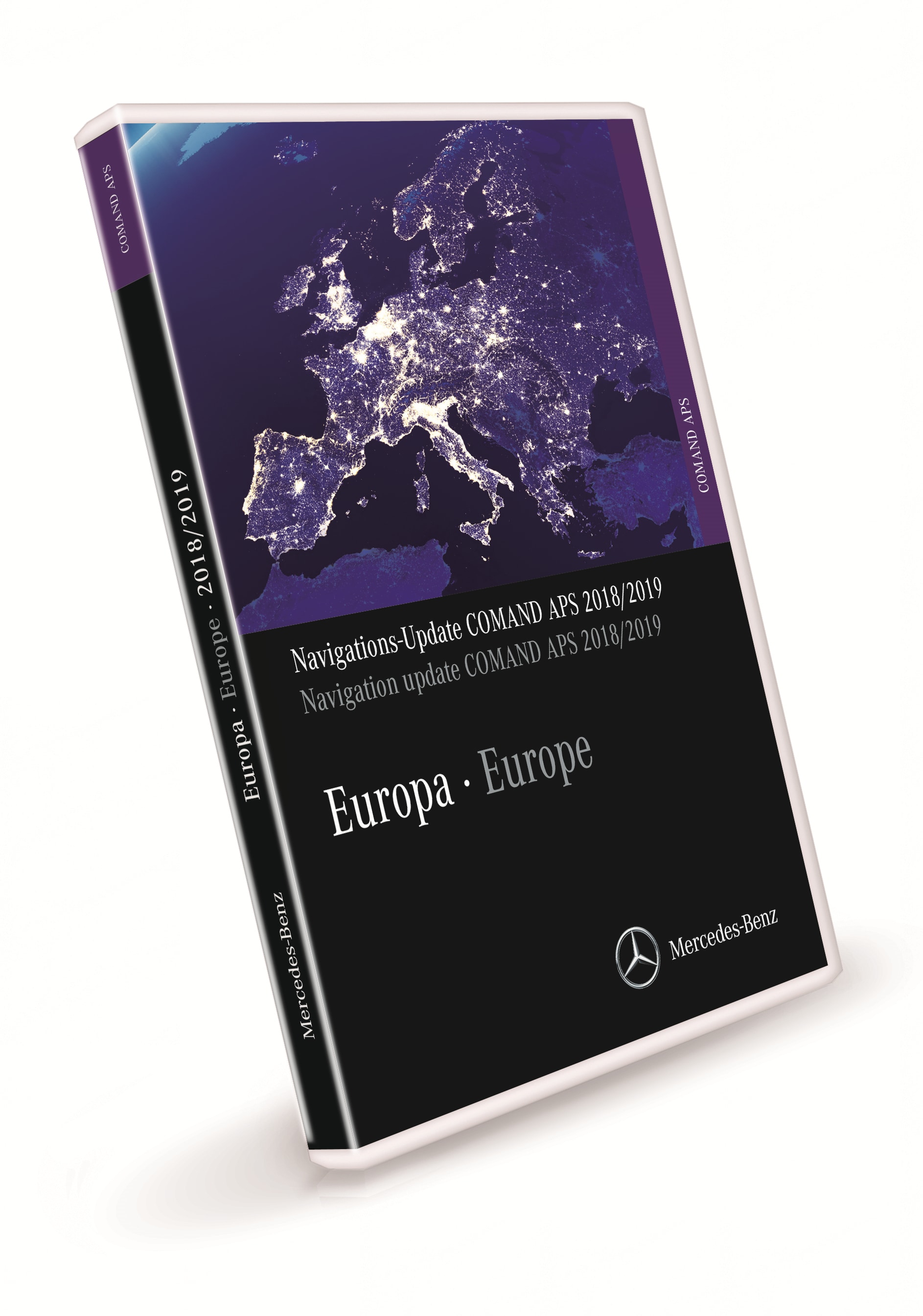 Aggiornamento dati cartografici, COMAND APS, Europa, Versione 2018/2019, - VERSIONE FINALE - viola, NTG4-204