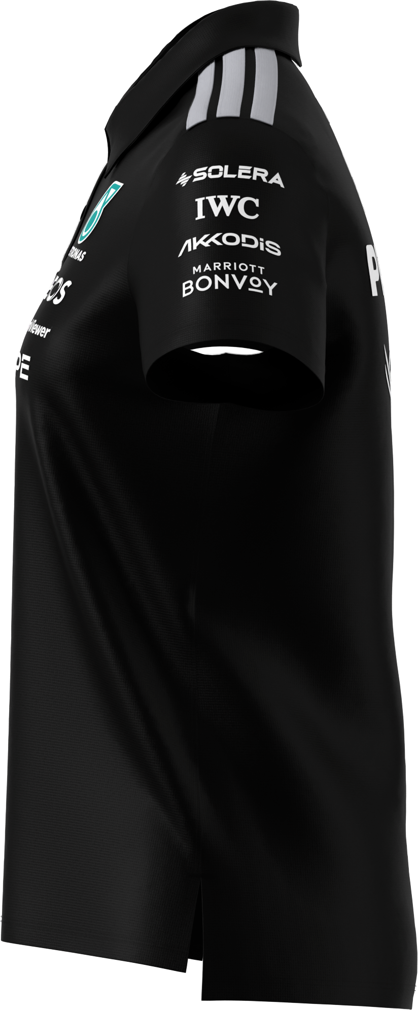 Polo da donna, Team, Mercedes-AMG F1 - colore nero, XS