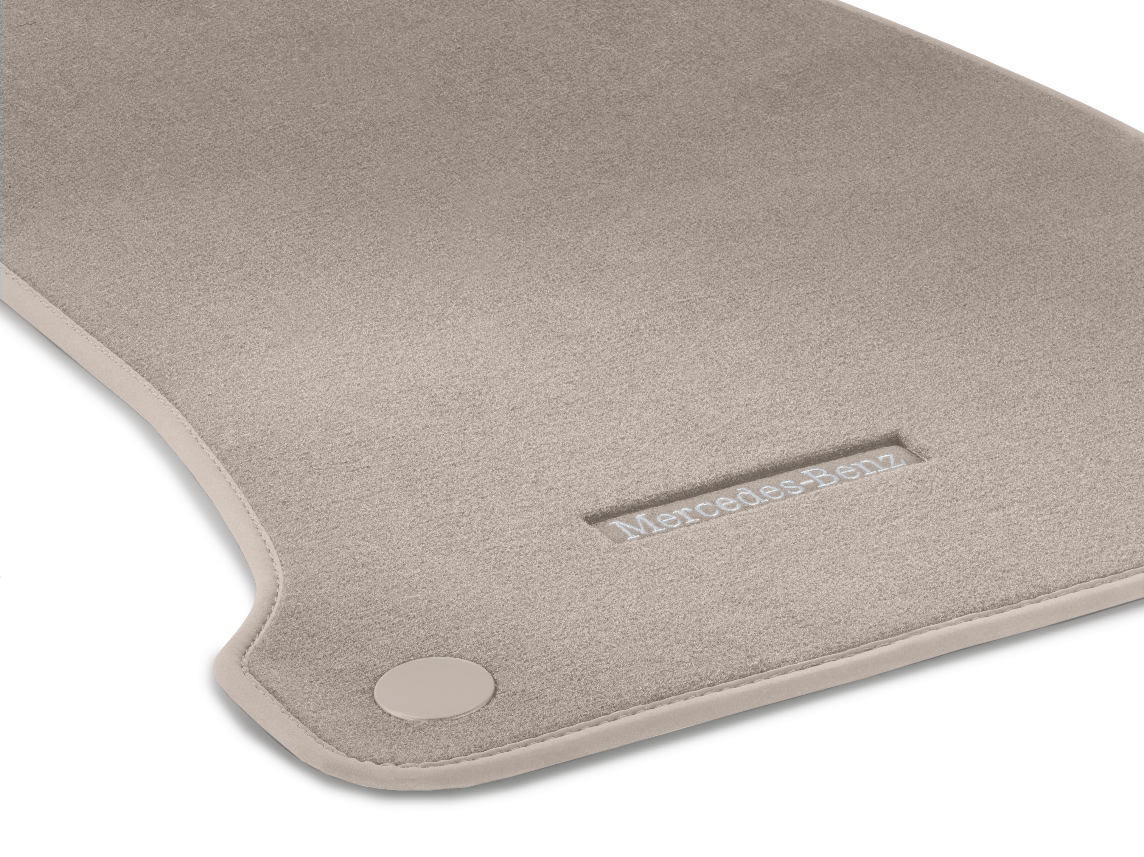 Tappetini in velours, CLASSIC, Set, 4 pezzi - LL, beige caffellatte