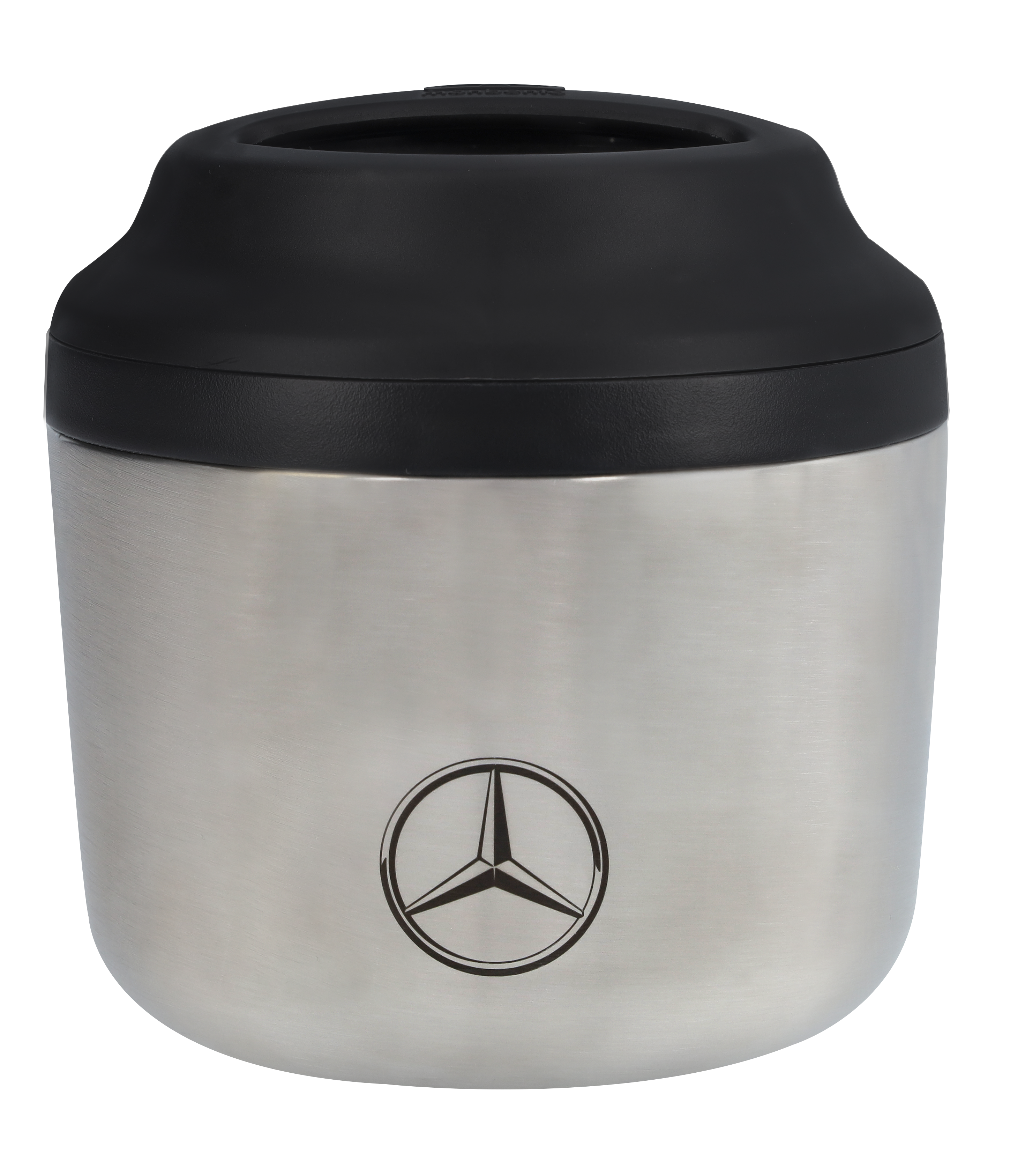 Lunchbox isotermico - nero argento, acciaio inox / polipropilene / silicone, monbento®, 550 ml