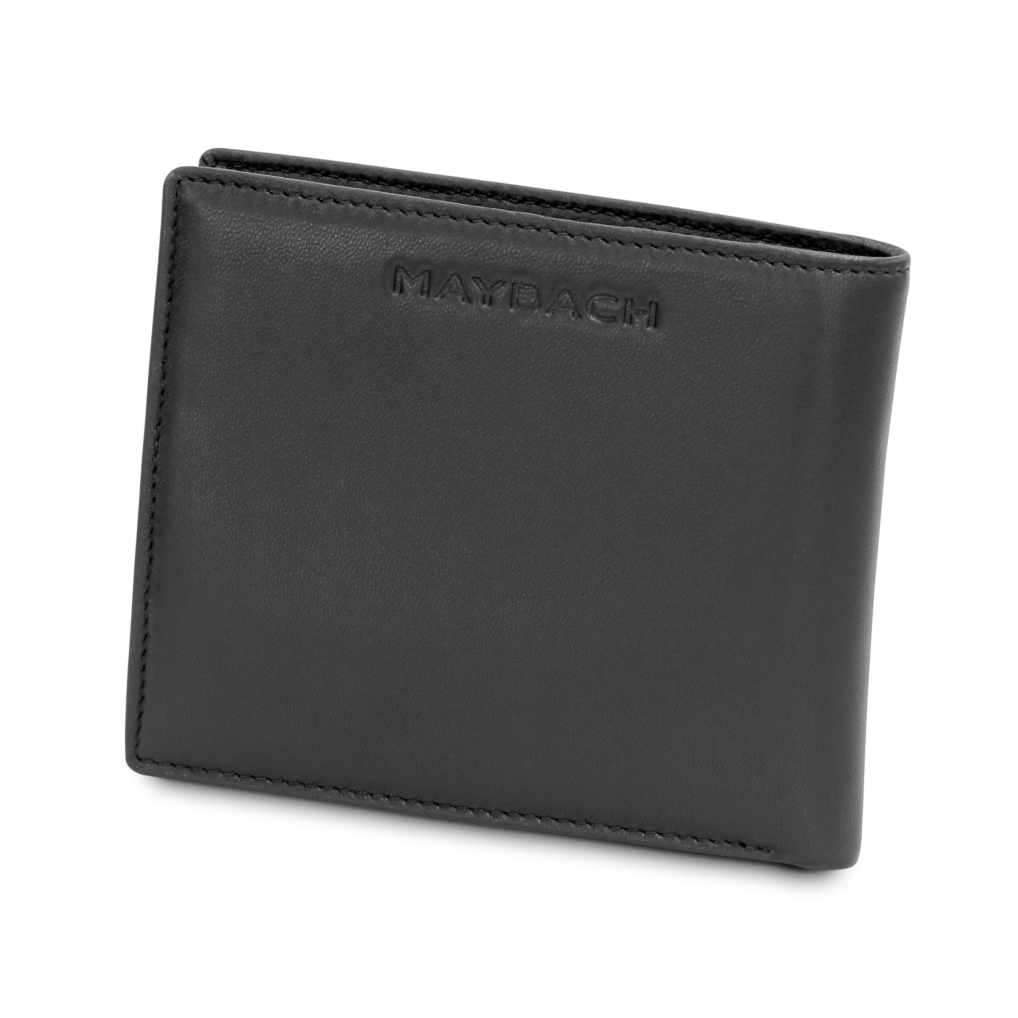 Portafoglio, Mercedes-Maybach - colore nero, Pelle
