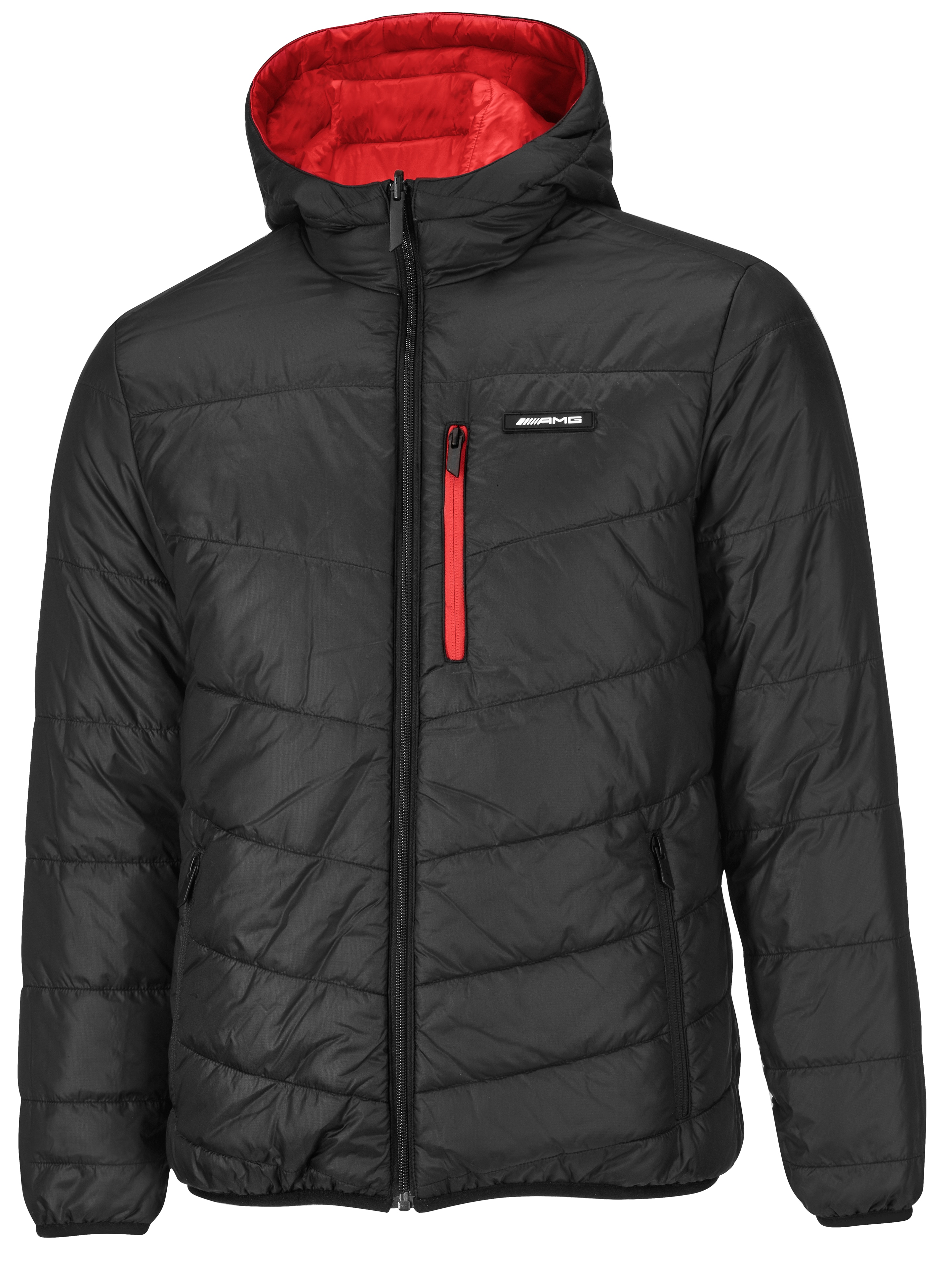 Giacca trapuntata reversibile AMG da uomo - Rosso, L