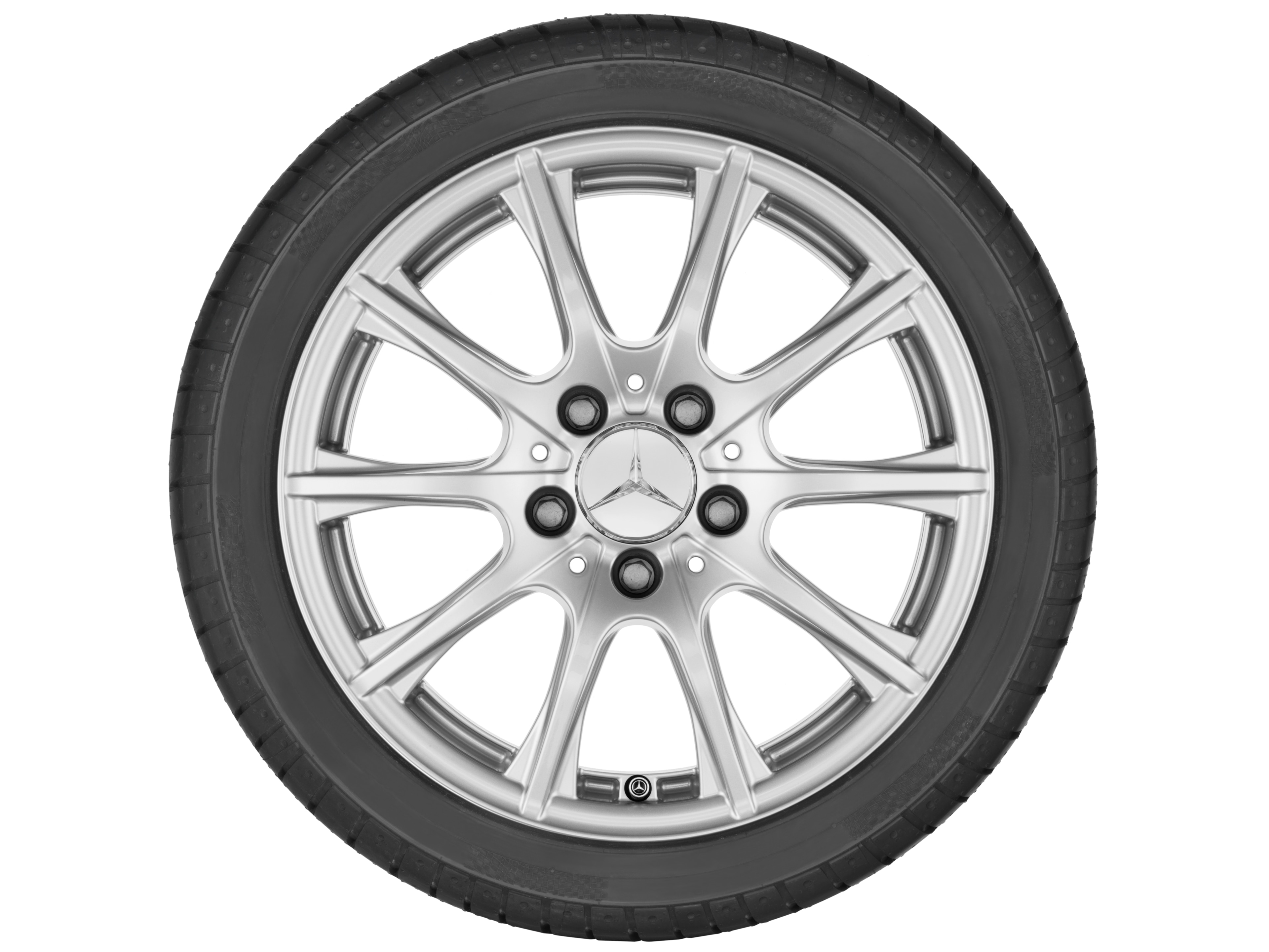 10-Speichen-Rad, 40,6 cm (16 Zoll) - 6,5 J x 16 ET 38, vanadiumsilber, lackiert