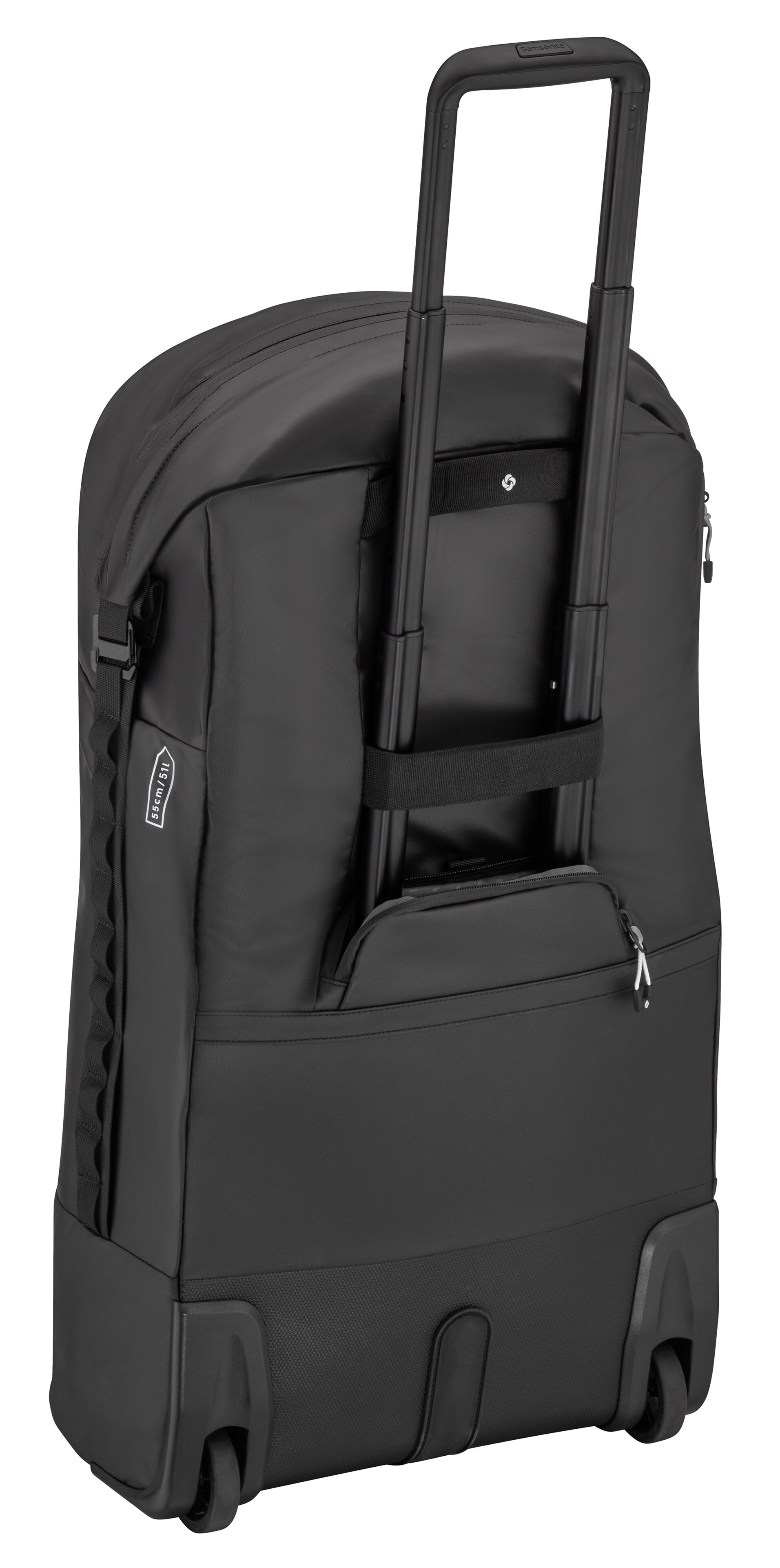 Borsa trolley, pieghevole - colore nero, Poliammide (riciclato) / Poliestere, Samsonite