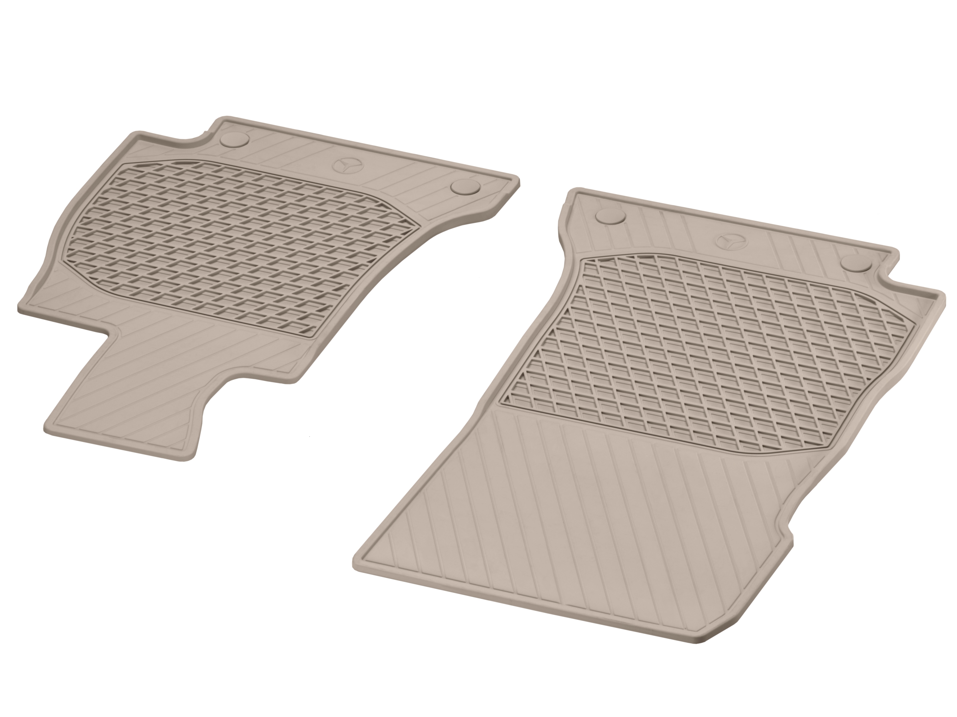 Tappetini in gomma CLASSIC, Tappetino lato guida/lato passeggero anteriore, 2 pezzi - RL, beige caffellatte