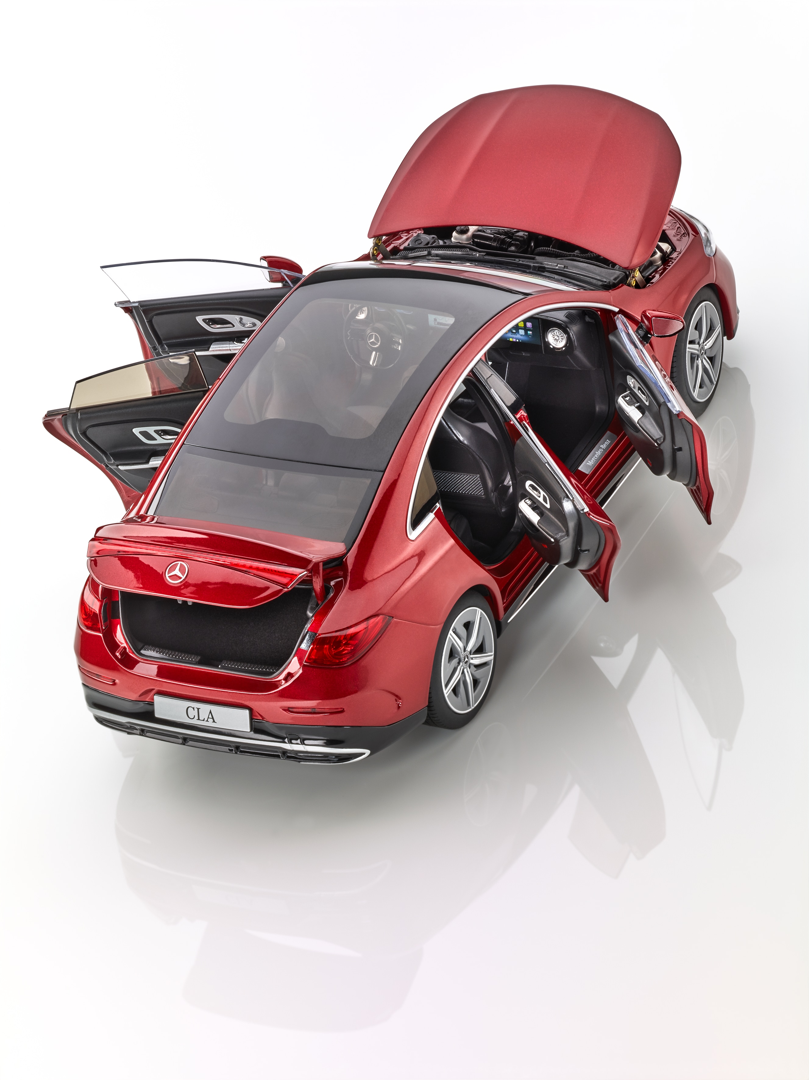 CLA Coupé, C178 - rosso Patagonia metallizz. MANUFAKTUR, NZG, 1:18