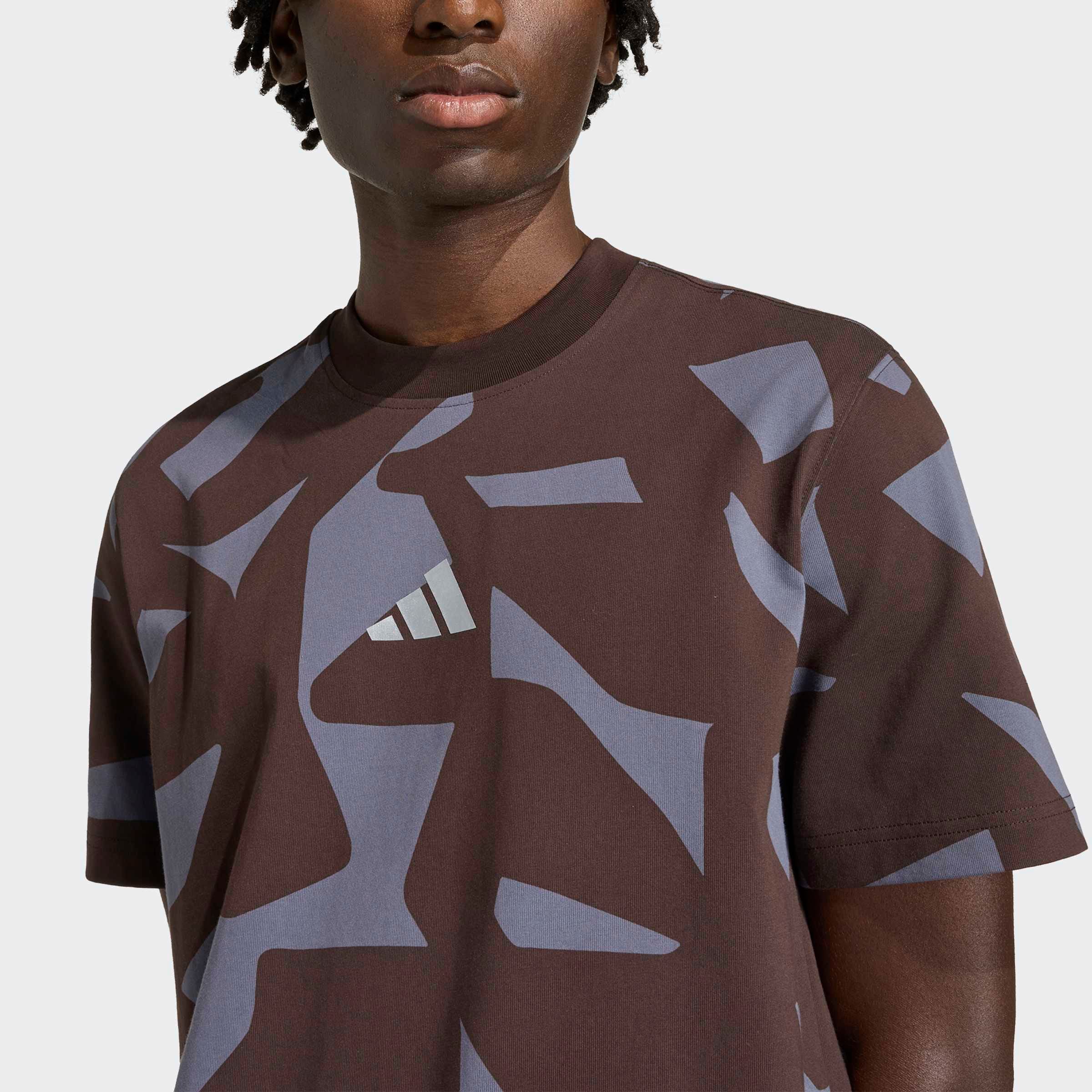 T-shirt unisex AMG - marrone scuro, M