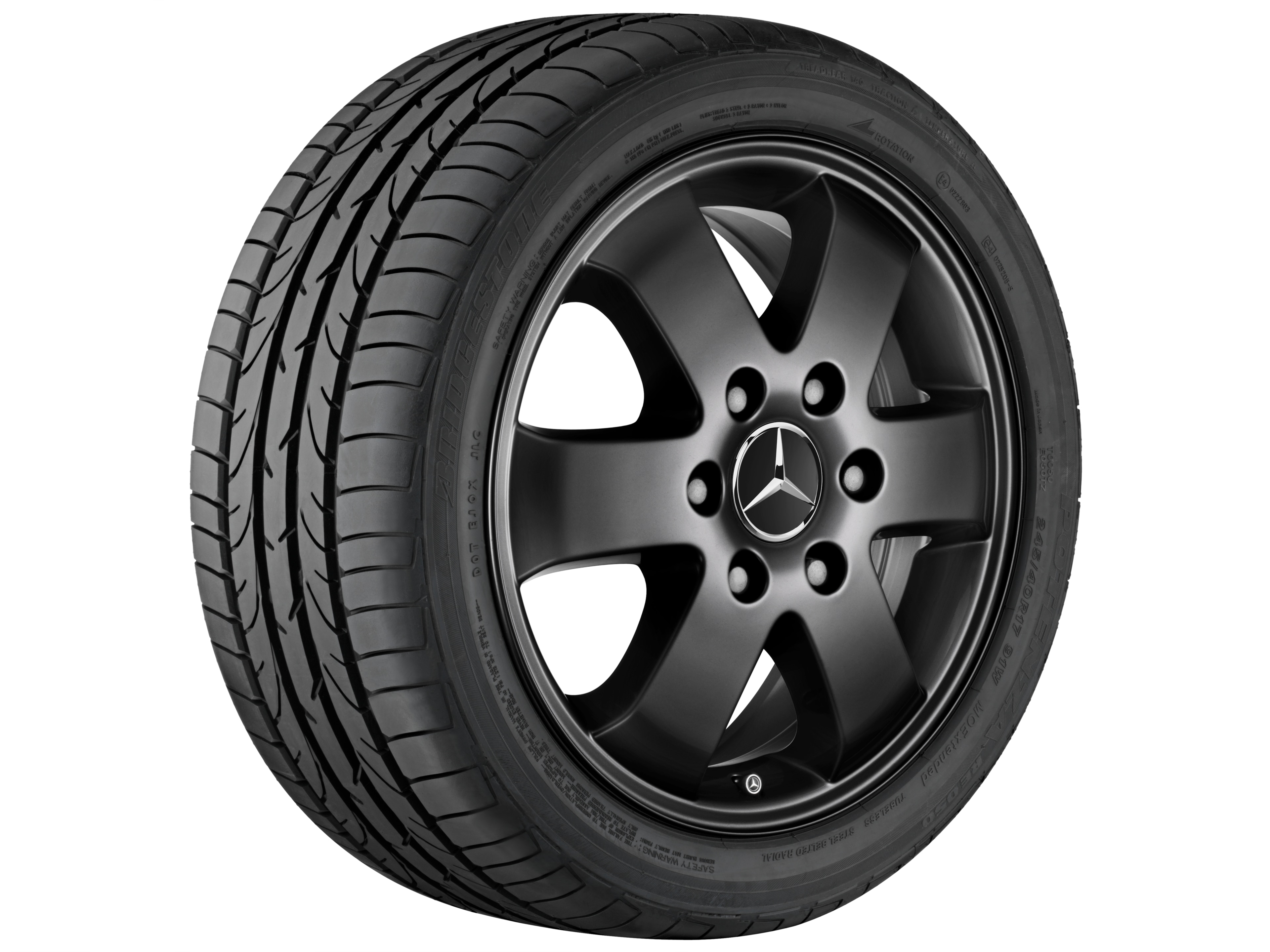 Cerchio a 6 razze, 40,6 cm (16 pollici) - 6,5 J x 16 ET 62, colore nero
