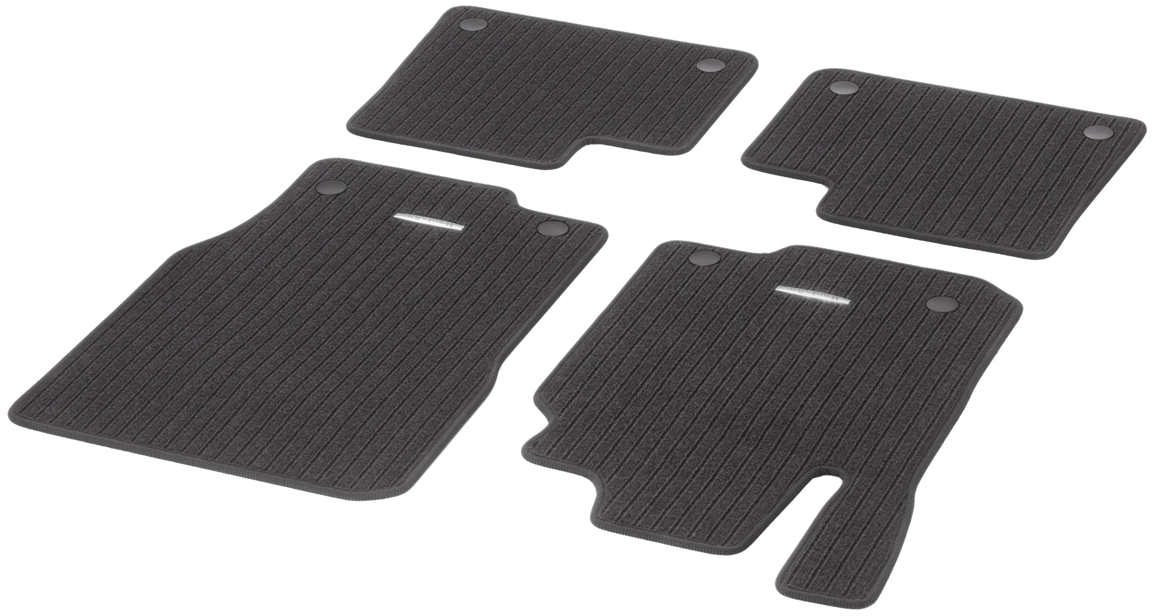 Ripsmatten, CLASSIC, Satz, 4-teilig - LL, basaltgrau