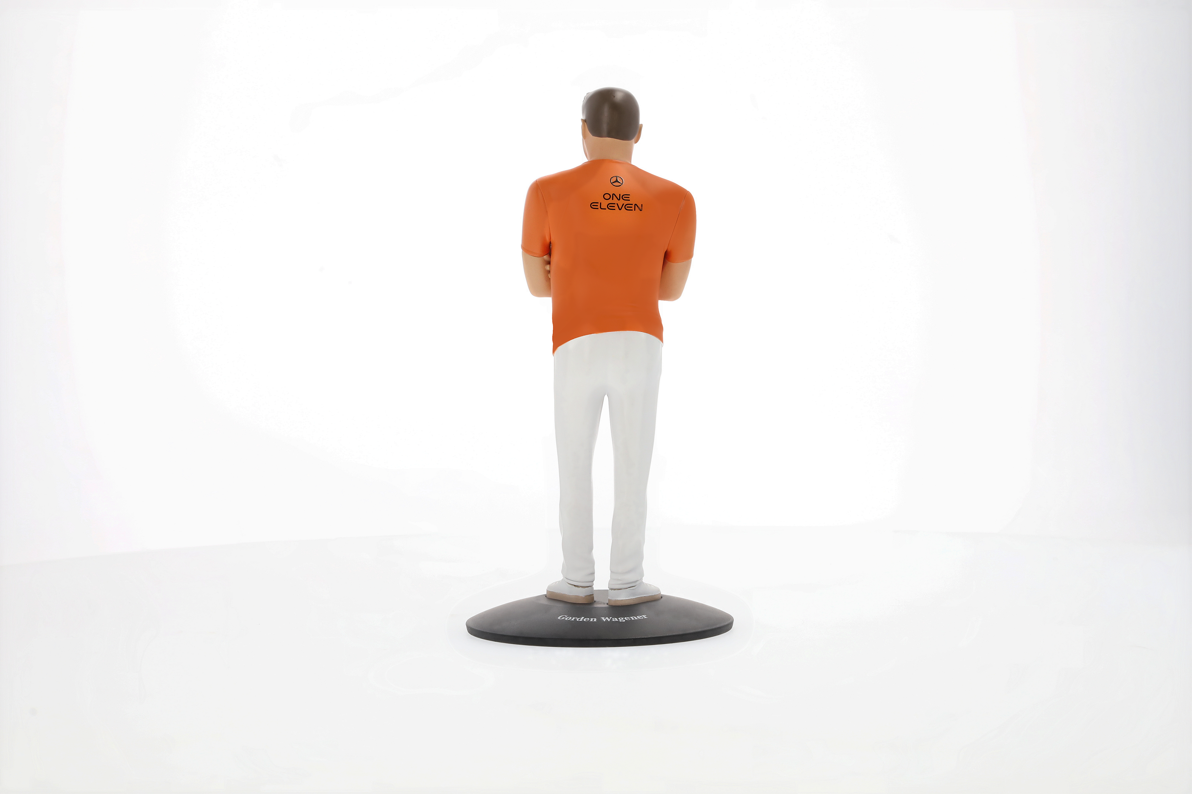 Set Vision One-Eleven con statuetta, Showcar - arancione, NZG, 1:18
