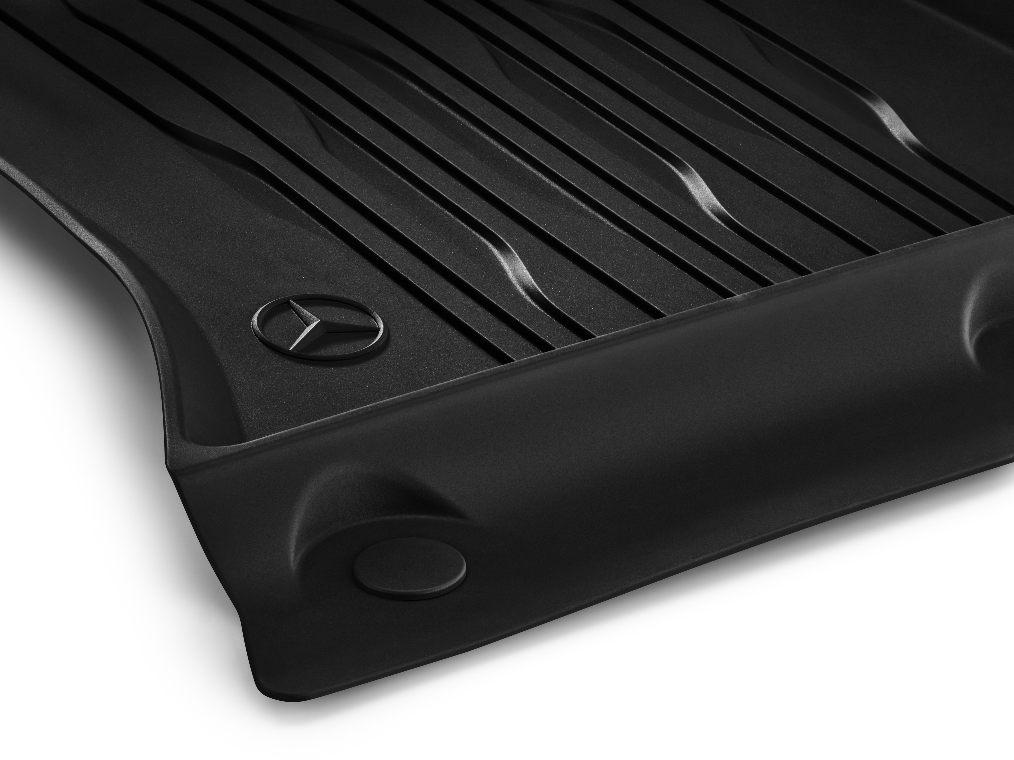 Tappetini in gomma Dynamic Lines, Tappetino lato guida/lato passeggero anteriore, 2 pezzi - LL, colore nero