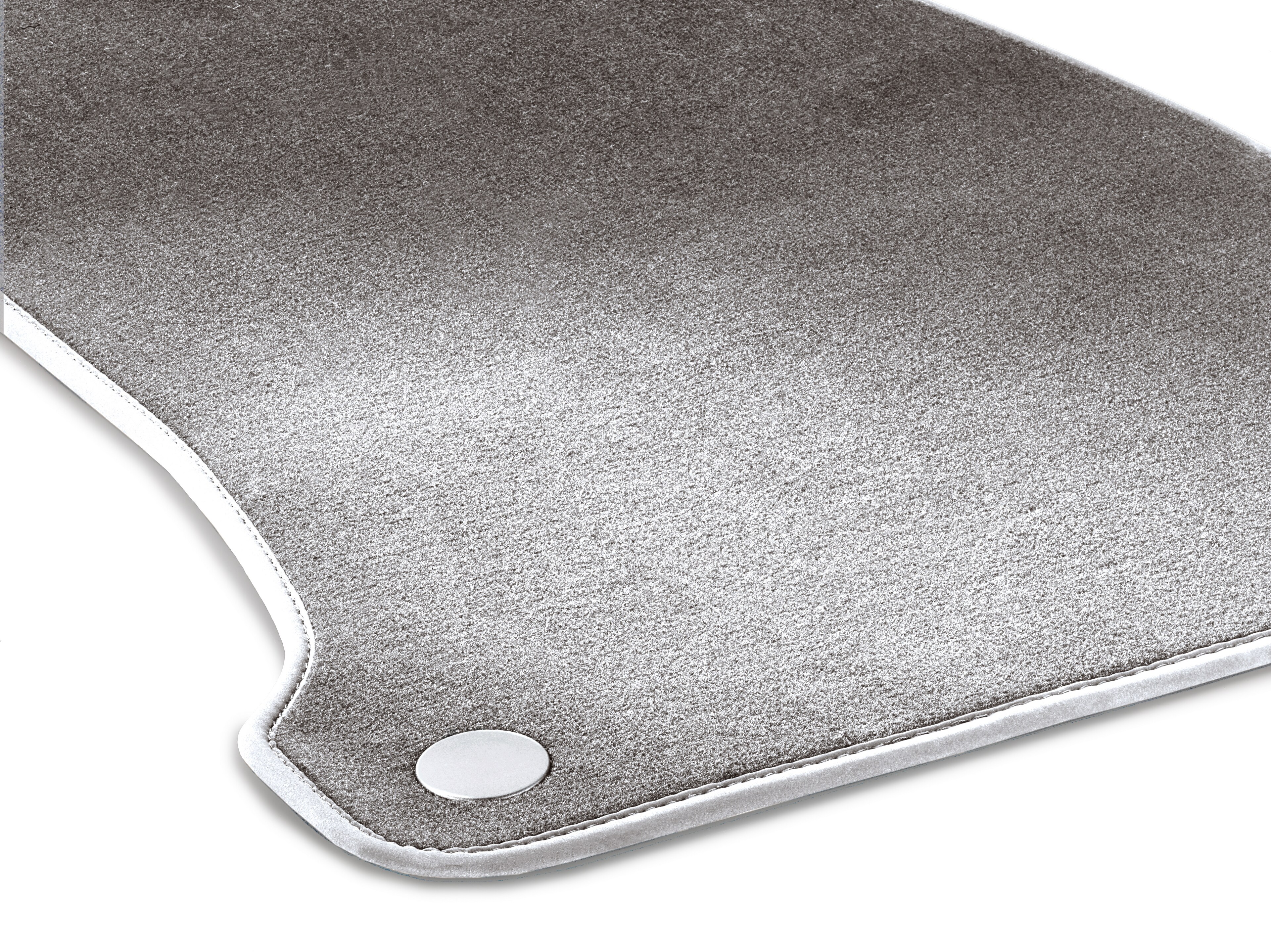 Tappetini in velours CLASSIC, Set, 4 pezzi, X167 Maybach - RL, grigio argento perla