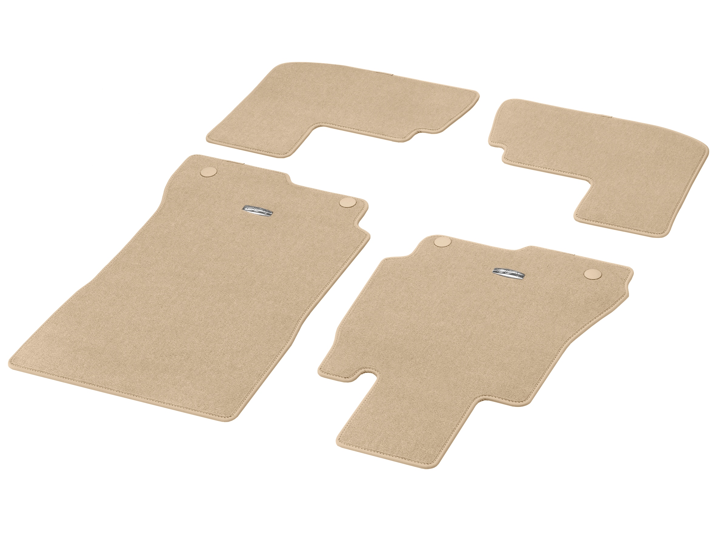 Tappetini in velours CLASSIC, Set, 4 pezzi, V12 - RL, beige cashmere
