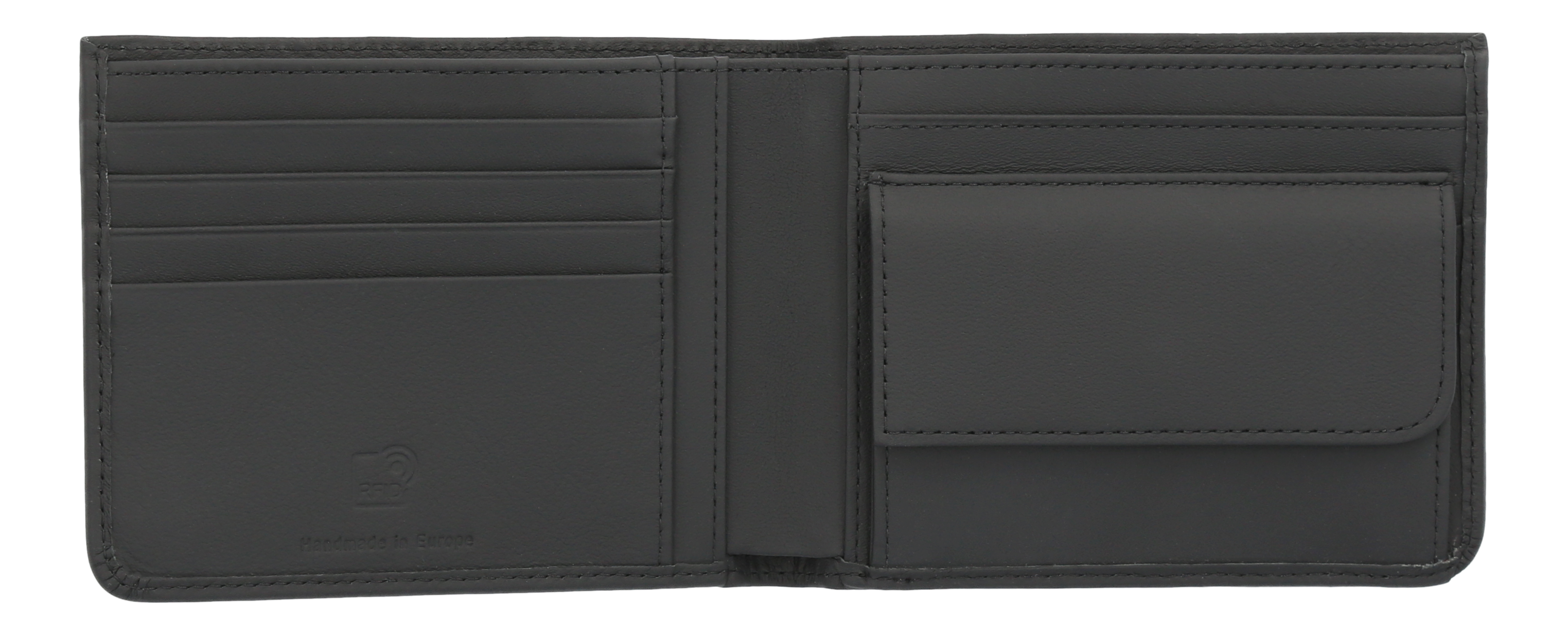 Portafoglio, Pelle per auto - colore nero, Pelle di vitello