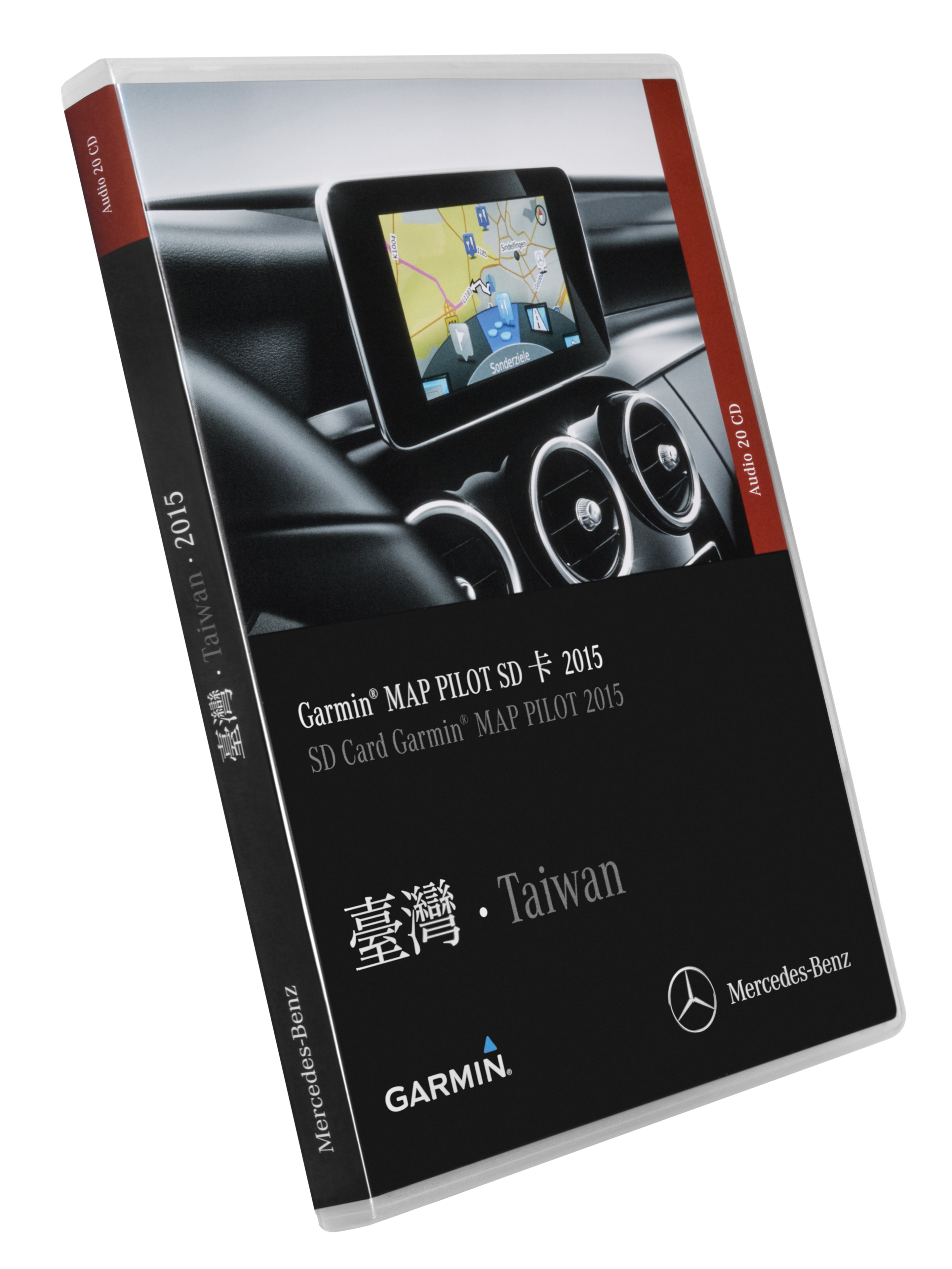 Garmin® MAP PILOT, Modulo di navigazione memory card SD Taiwan, per montaggio a posteriori codice 357 (EG9), con predisposizione codice 522