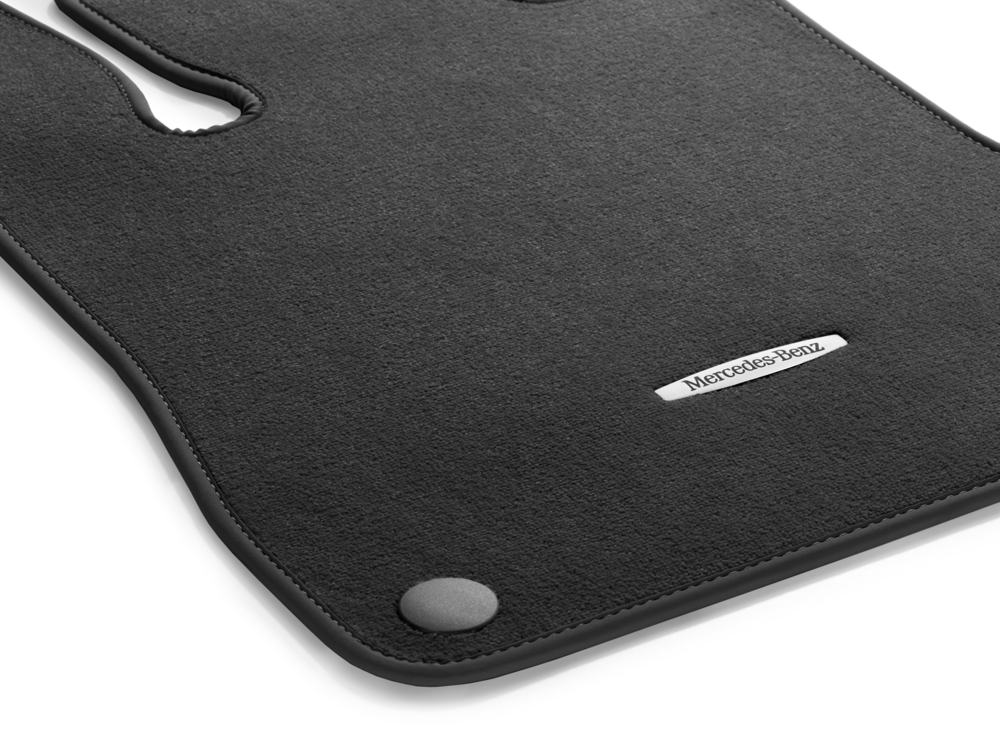 Tappetini in velours CLASSIC, Set, 2 pezzi - LL, colore nero