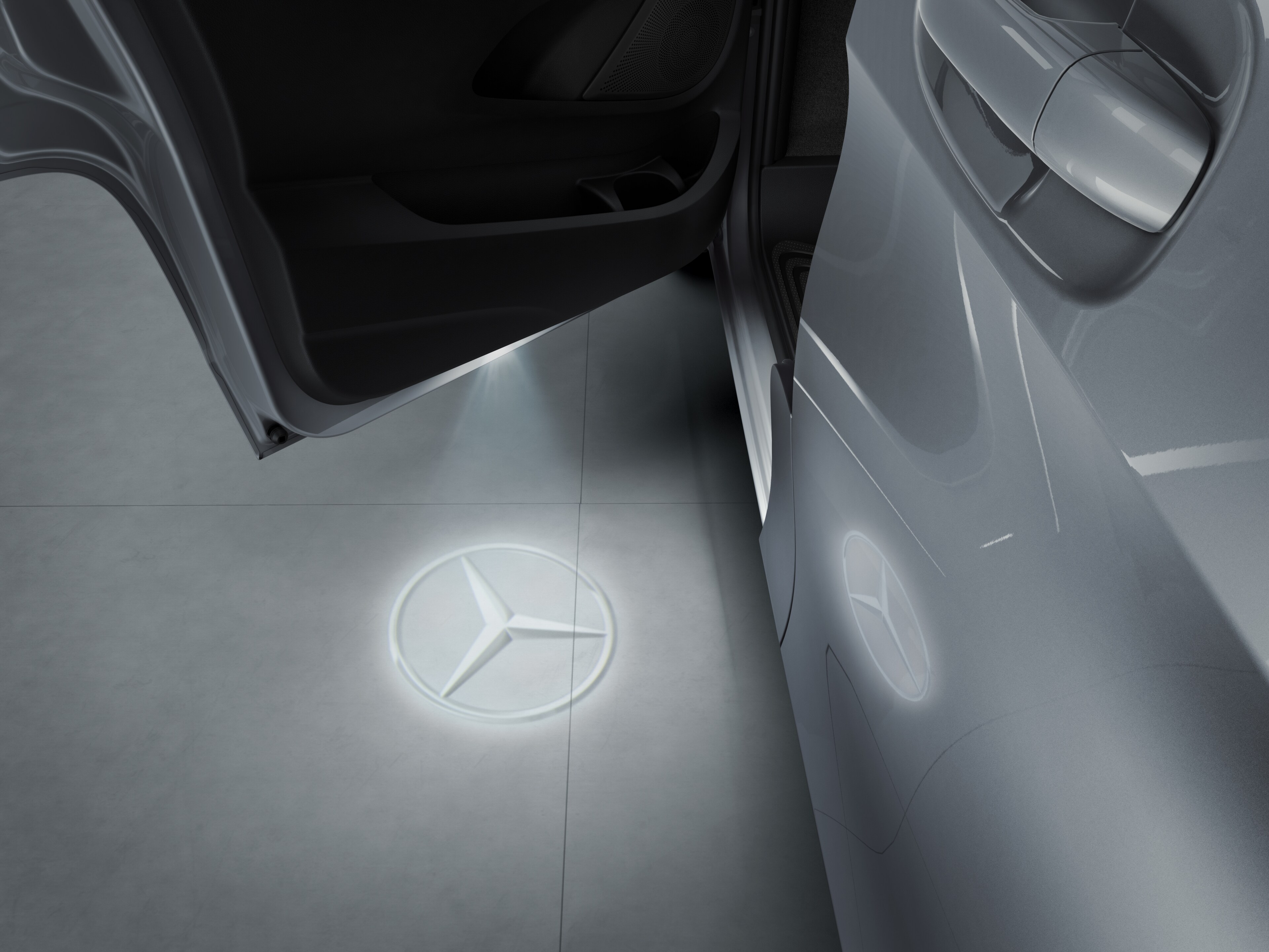 LED proiettore di logo, Stella Mercedes - 1 set
