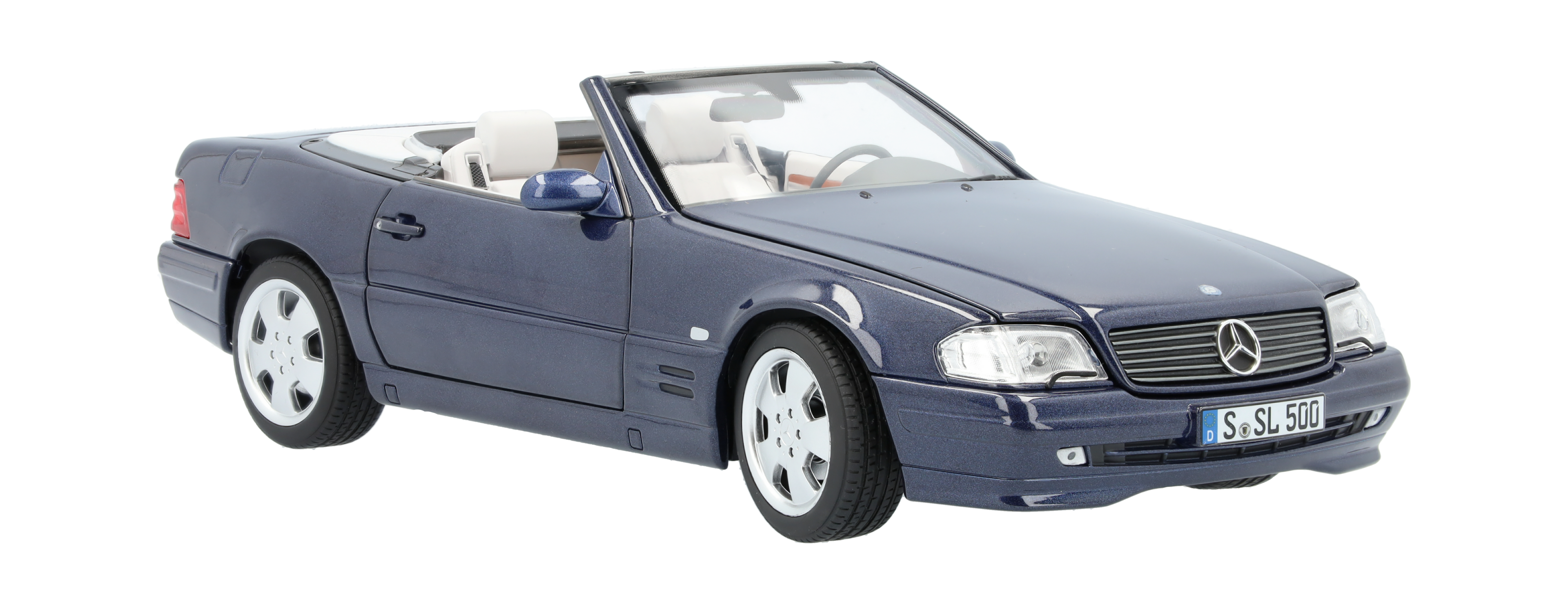 SL 500 R129 (1998-2001) - blu azzurro, Norev, 1:18