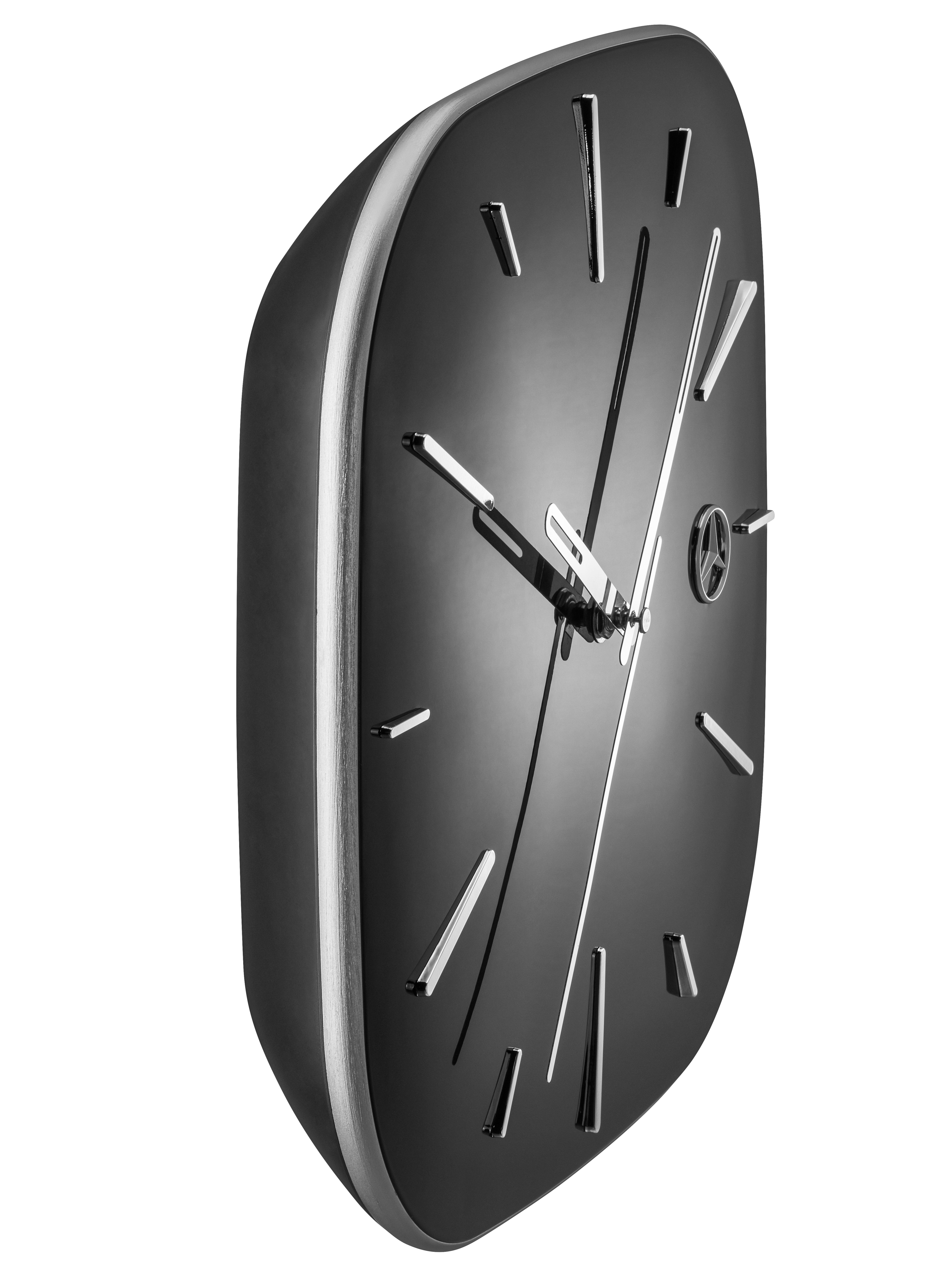 Orologio da parete, Business - colore nero / argento, sintetico