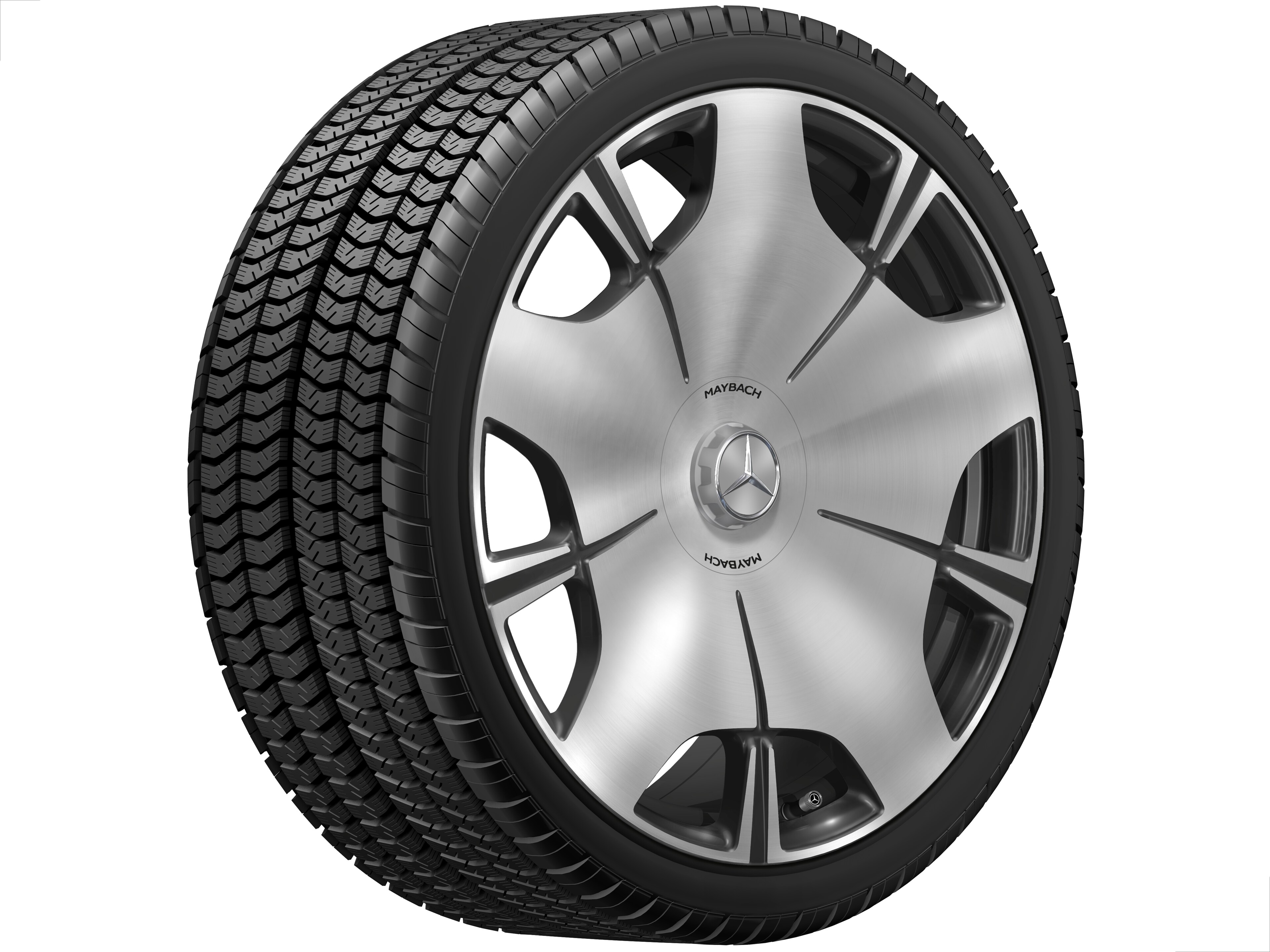 Cerchio fucinato AMG con design a 10 fori, 53,3 cm (21 pollici) - 11 J x 21 ET 67,1, colore nero, Tornitura a specchio