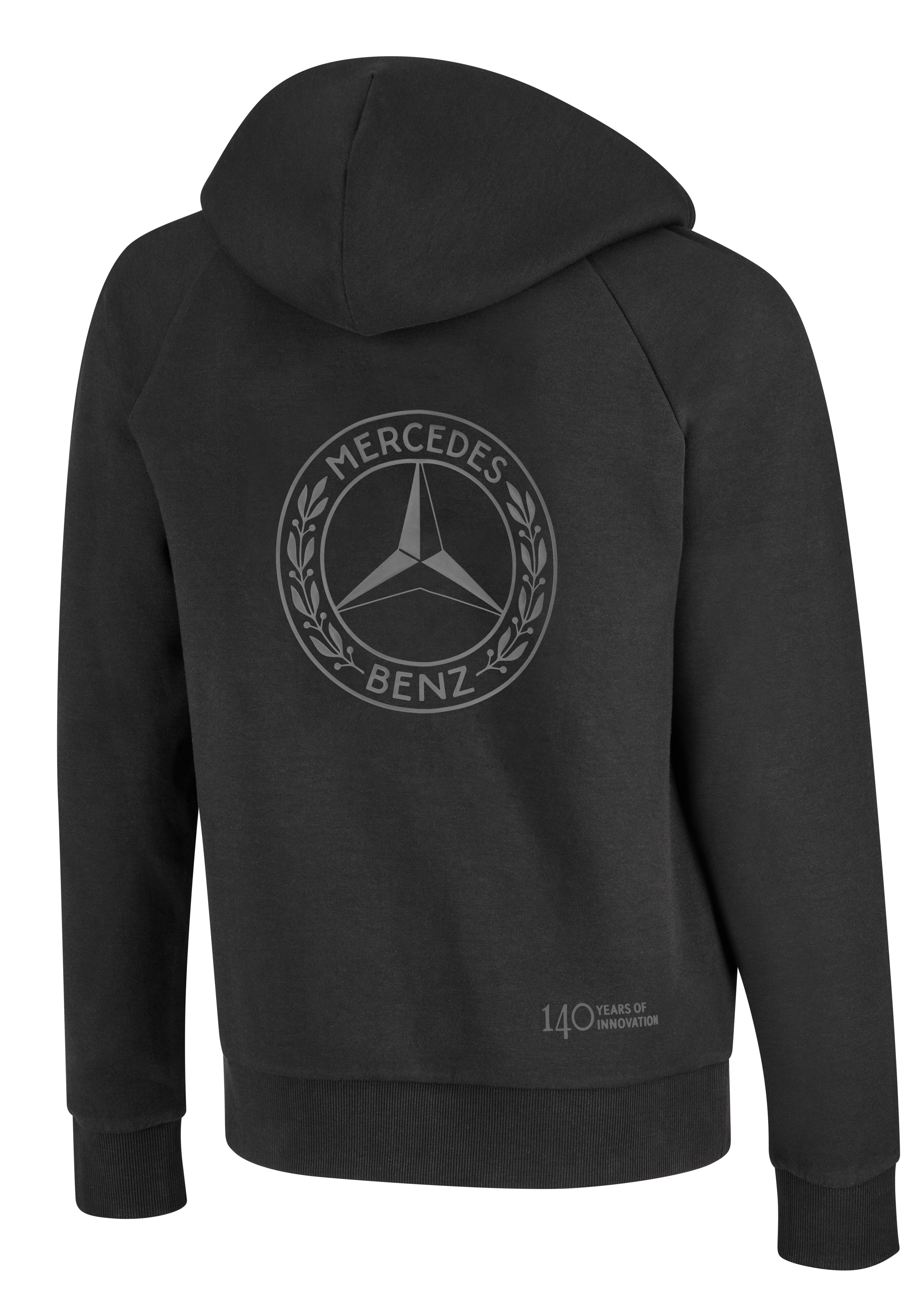 Felpa con zip unisex, 140 anni - colore nero, M
