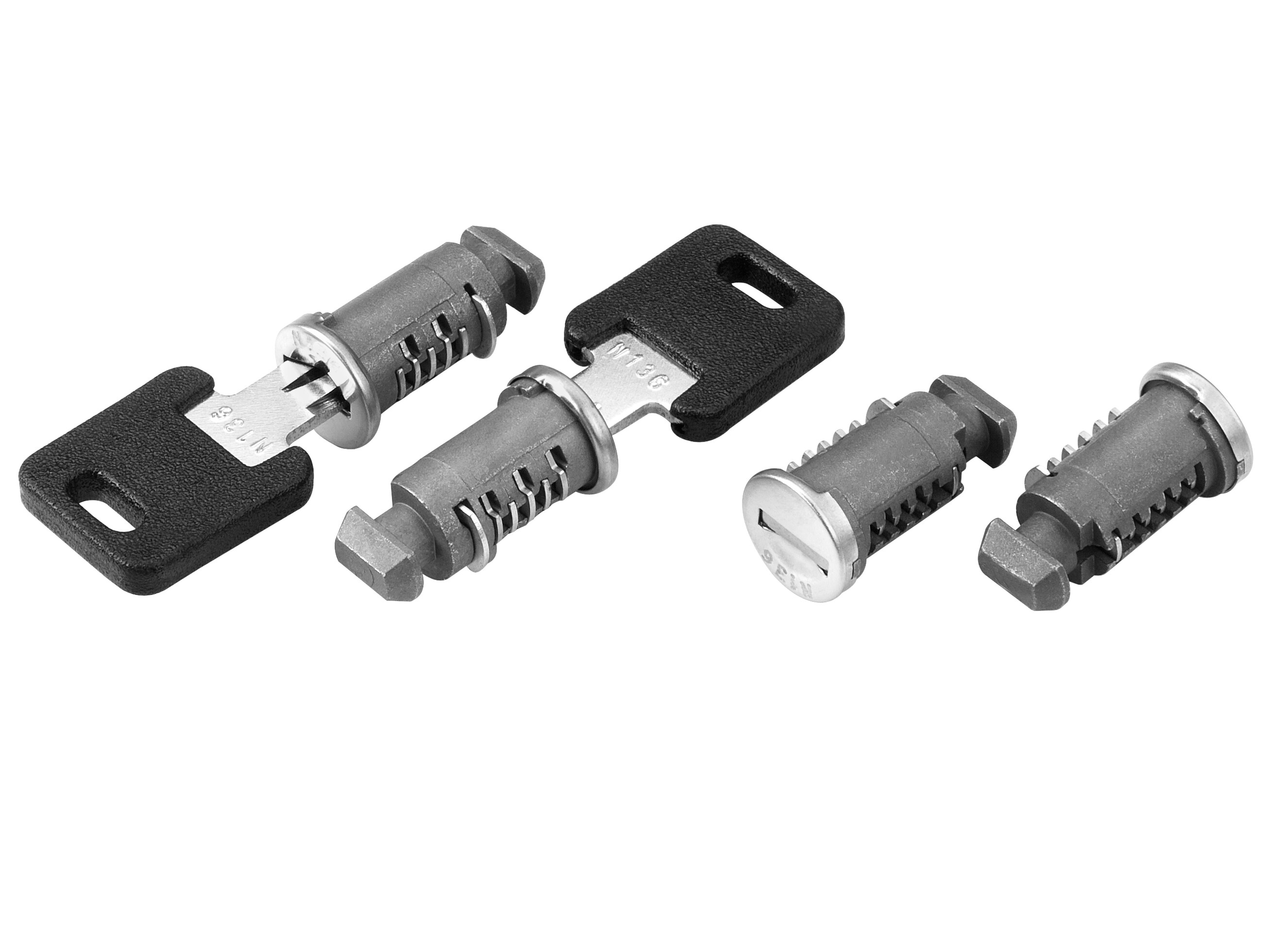 Set di serrature per supporto di base, Alustyle / New Alustyle - acciaio, argento