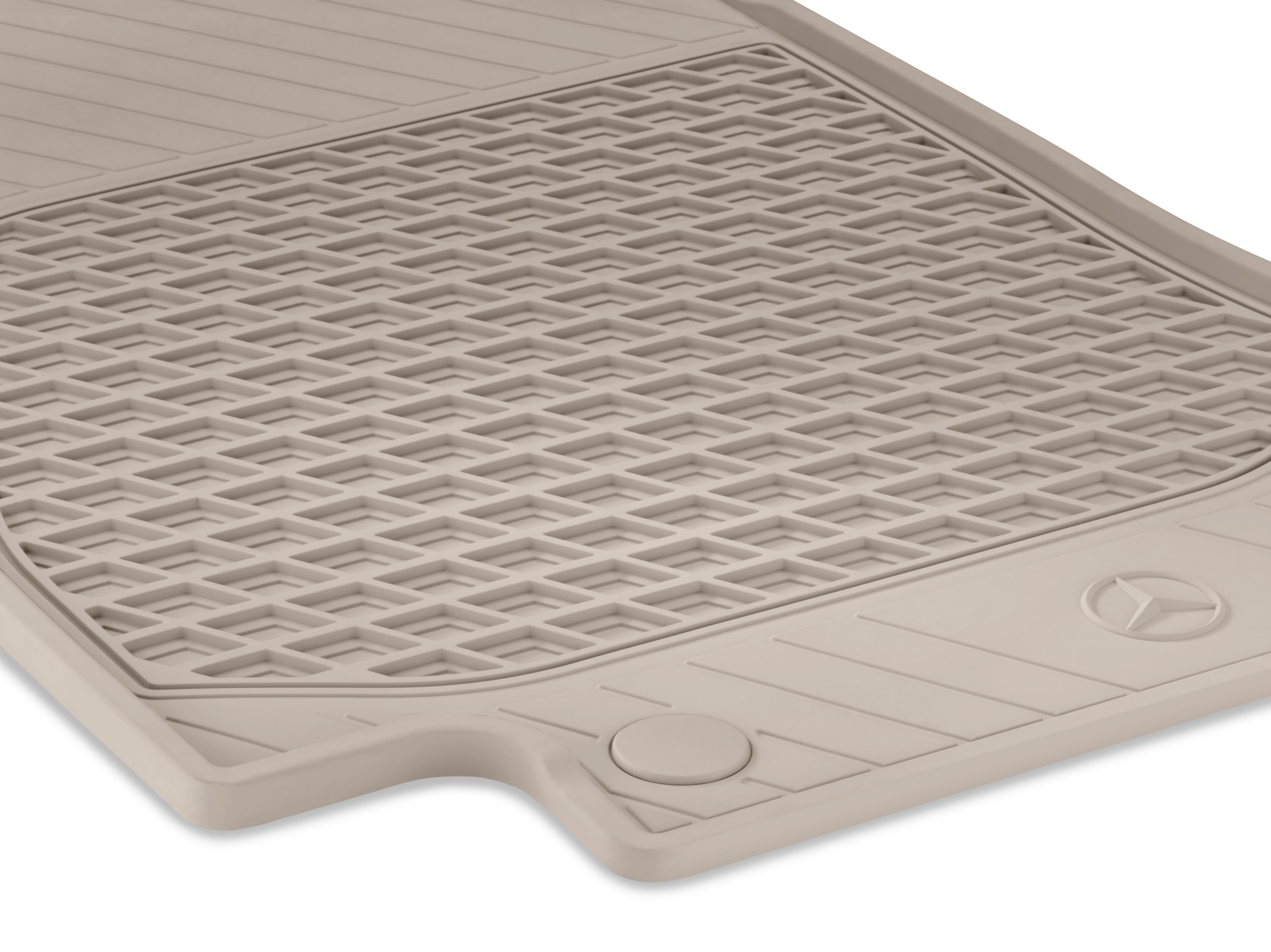 Tappetini in gomma CLASSIC, Tappetino lato guida/lato passeggero anteriore, 2 pezzi - RL, beige caffellatte