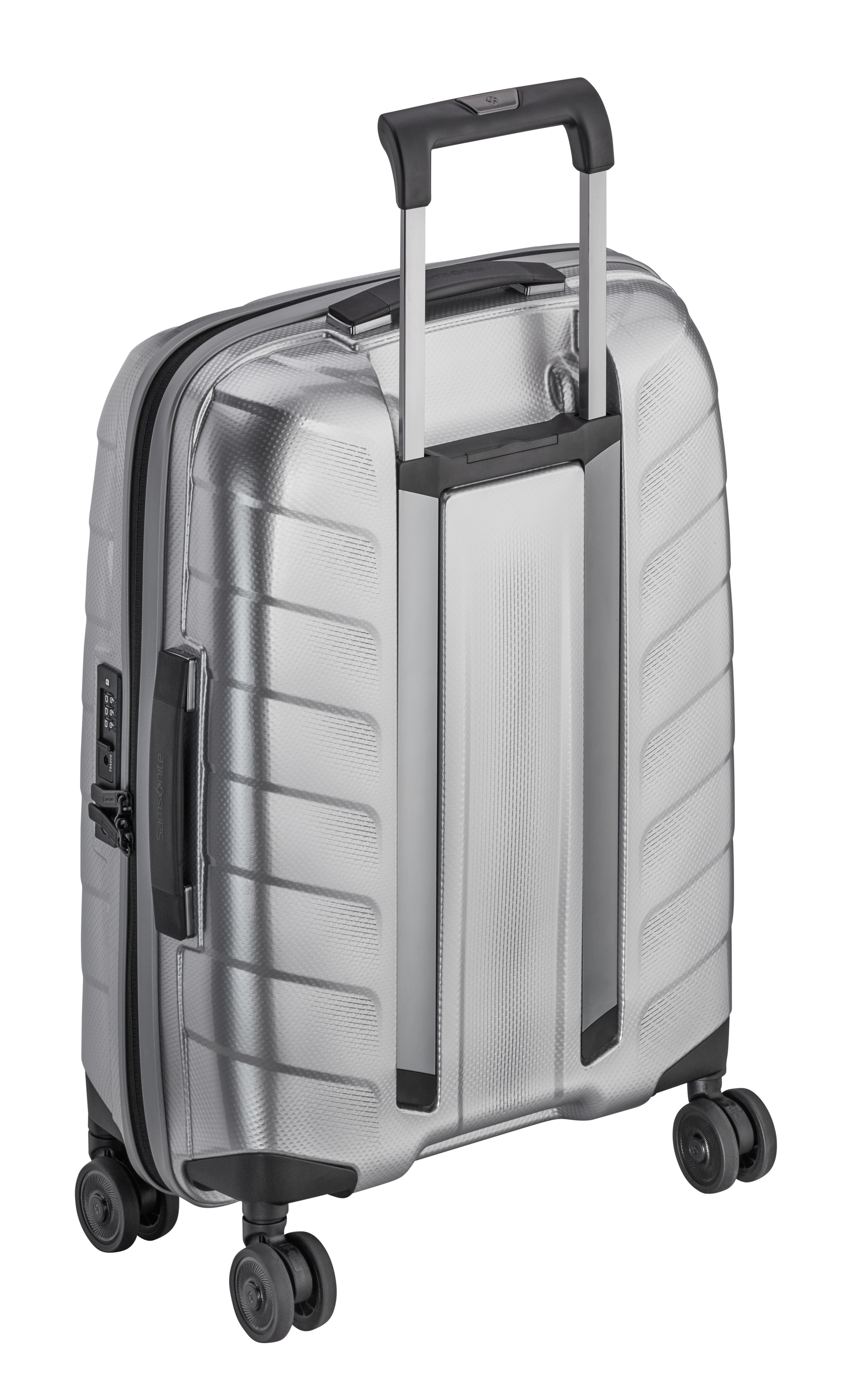 Valigie, Spinner 55 - argento, polipropilene / Poliestere, Samsonite, 38 l