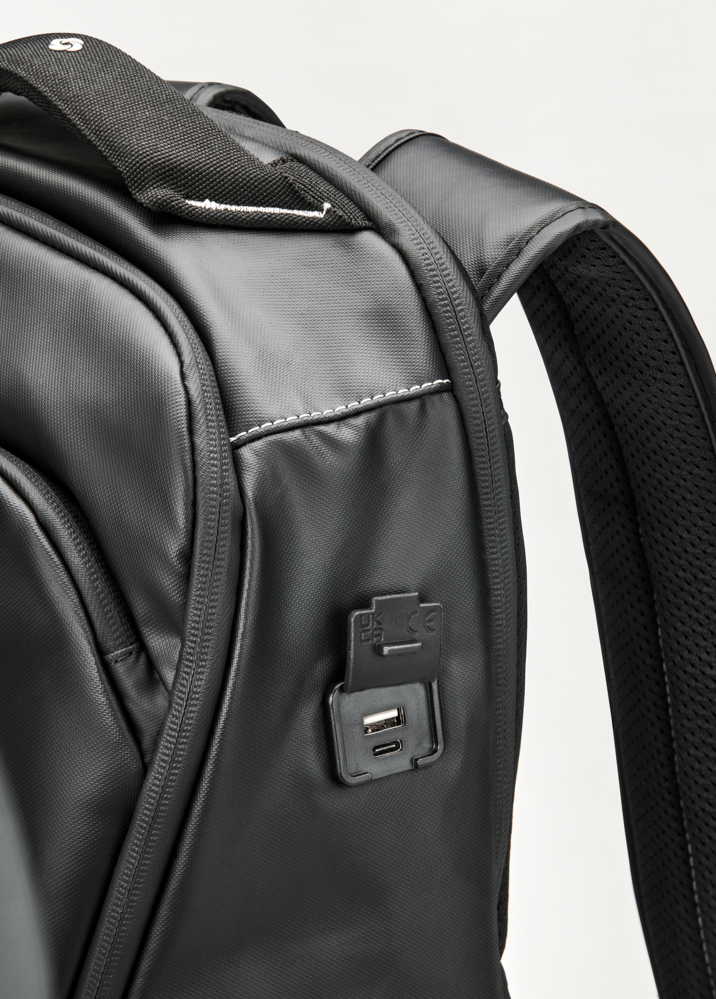 Zaino - colore nero, Poliammide (riciclato) / Poliestere, Samsonite
