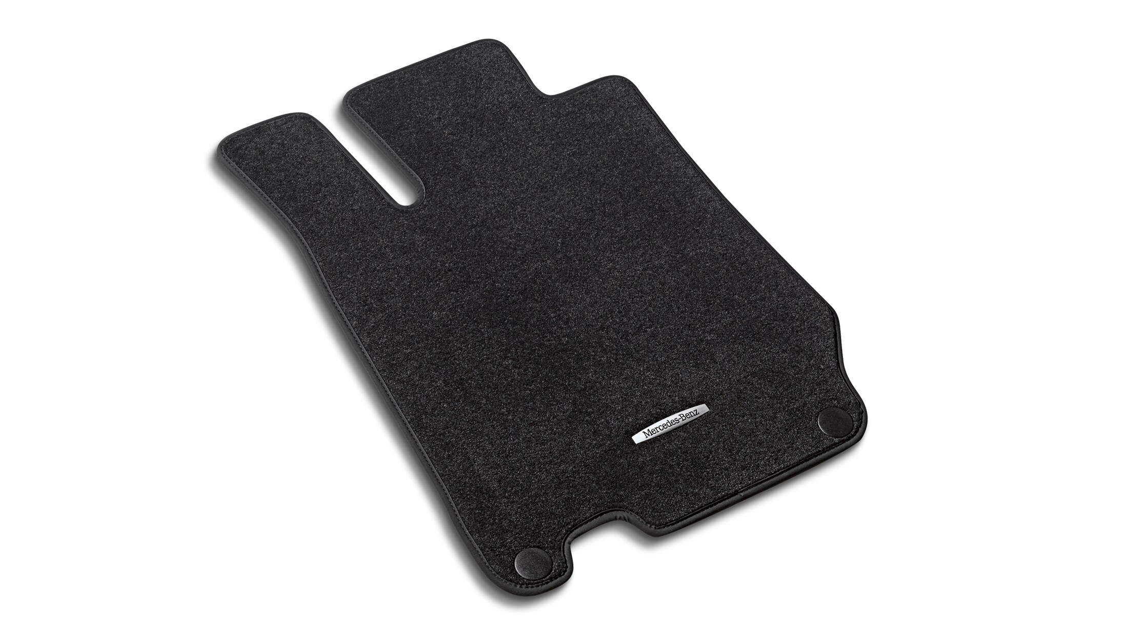 Tappetini in velours CLASSIC, Set, 2 pezzi - LL, colore nero