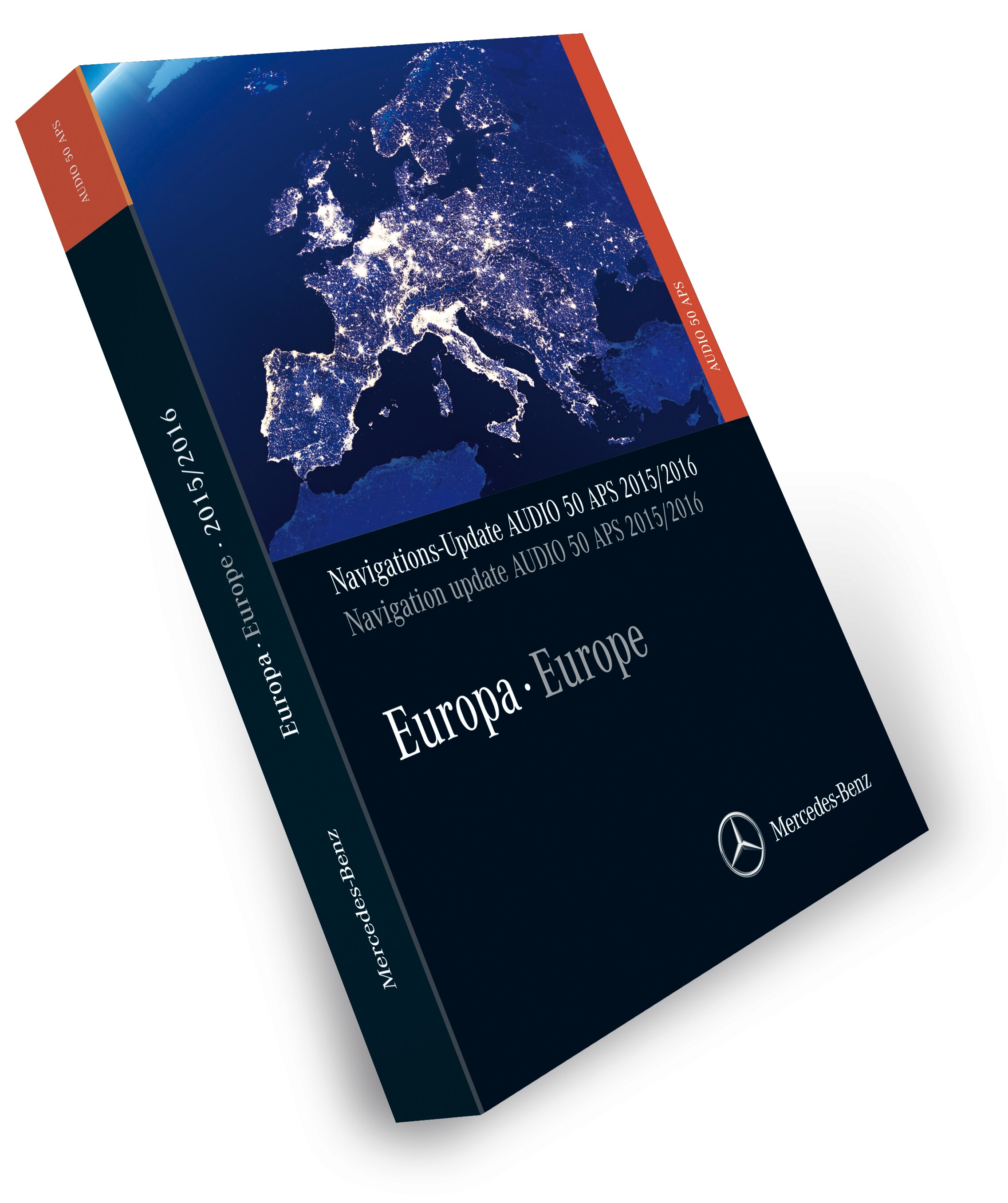 Aggiornamento dati cartografici, Audio 50 APS, Europa, Versione 2015/2016 - Salmone, NTG4-212