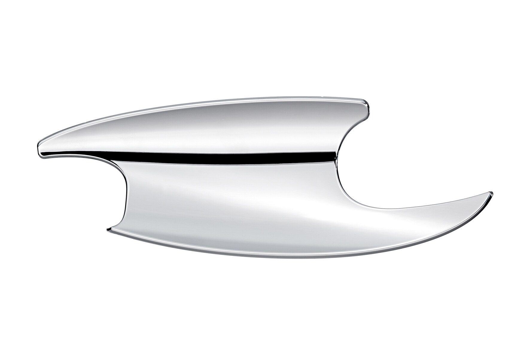 Türgriffschalen, Satz, 2-teilig - chrom, hochglanzverchromt