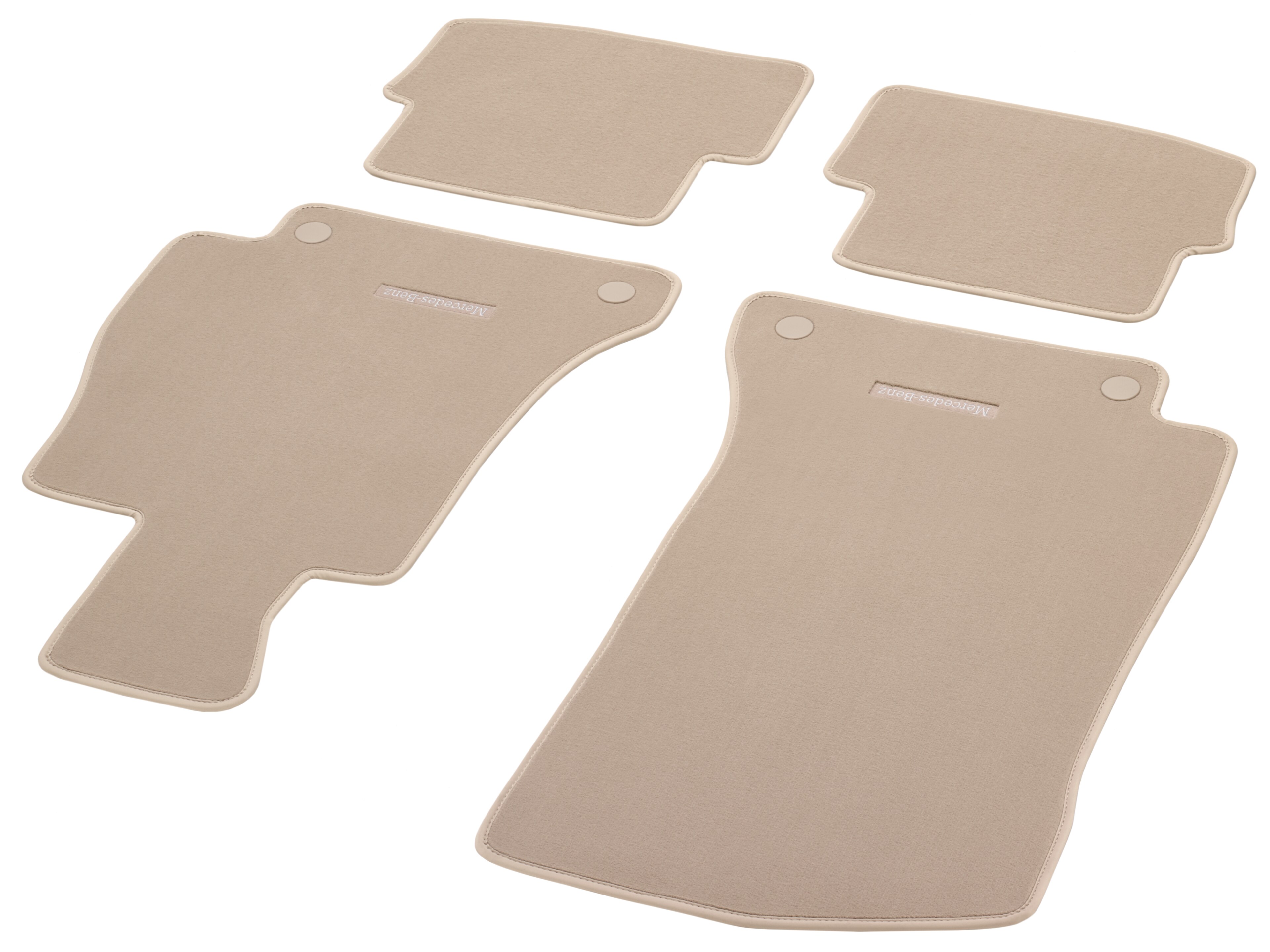 Tappetini in velours CLASSIC, Set, 4 pezzi - RL, Beige seta