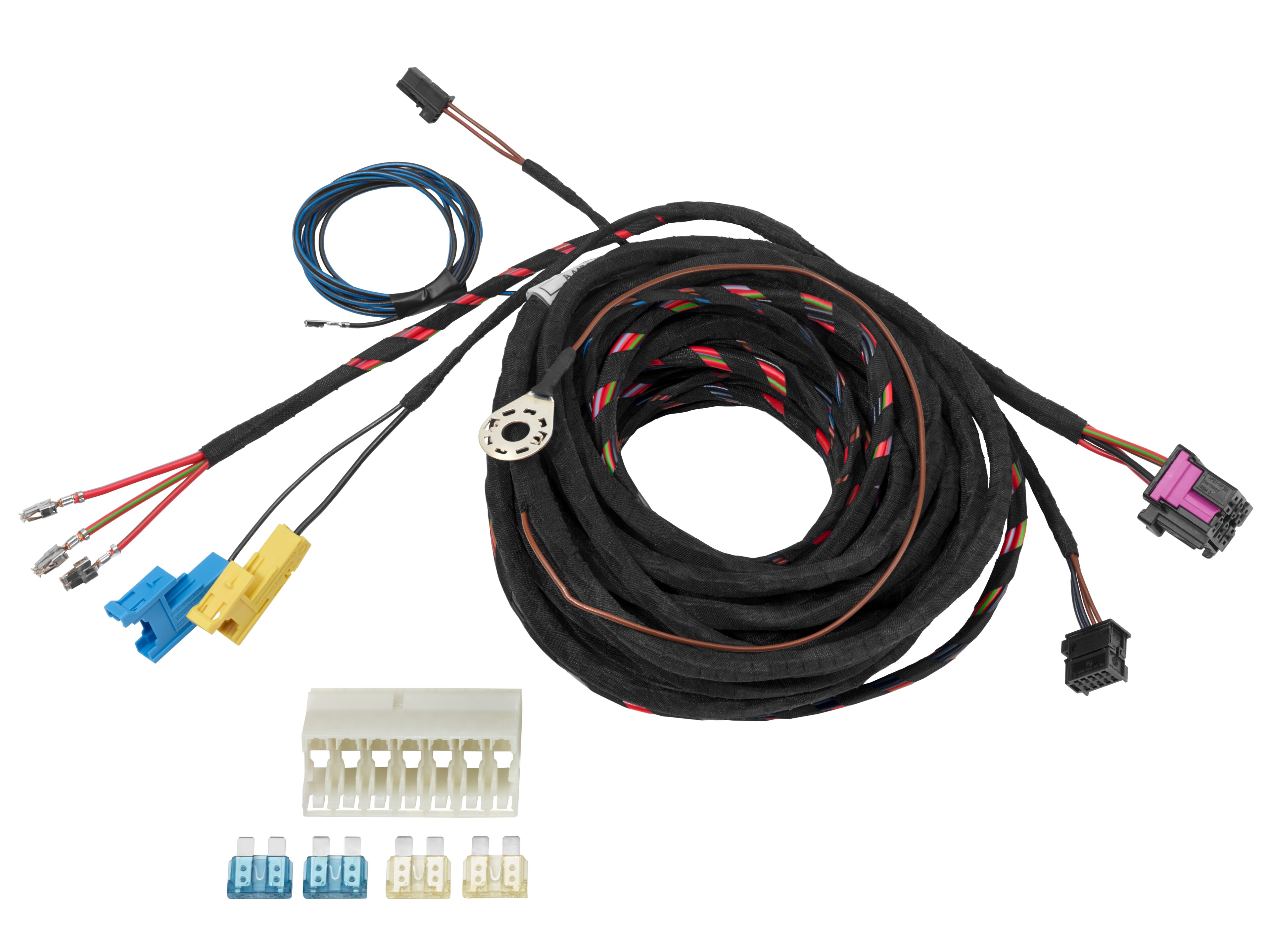 Set di componenti elettrici per dispositivo di traino