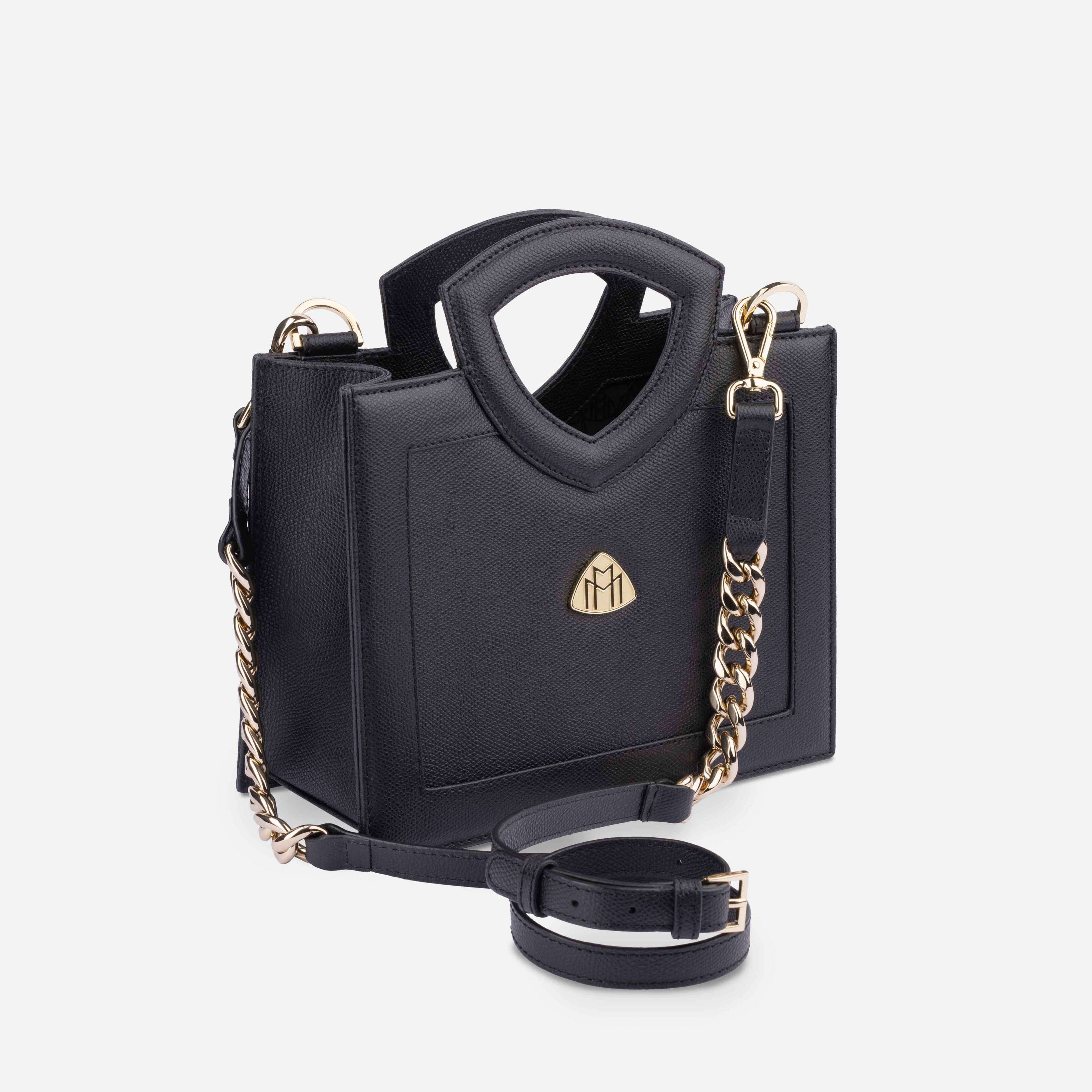 Borsetta da donna, Mercedes-Maybach - colore nero, Pelle
