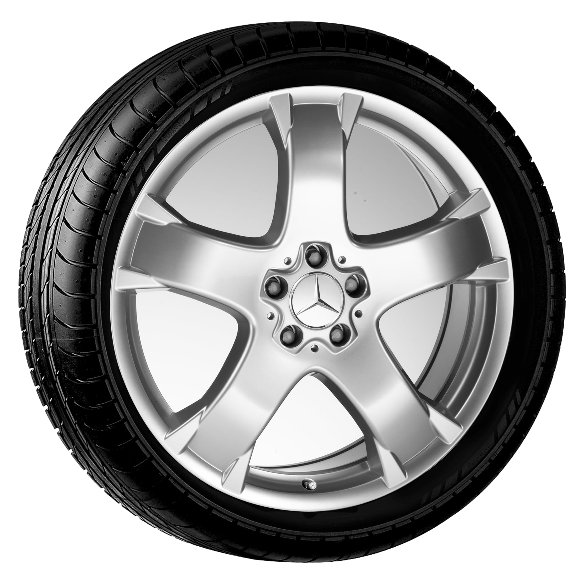 Cerchio a 5 razze, Tyndarides, 50,8 cm (20 pollici) - 8,5 J x 20 ET 56, argento Sterling