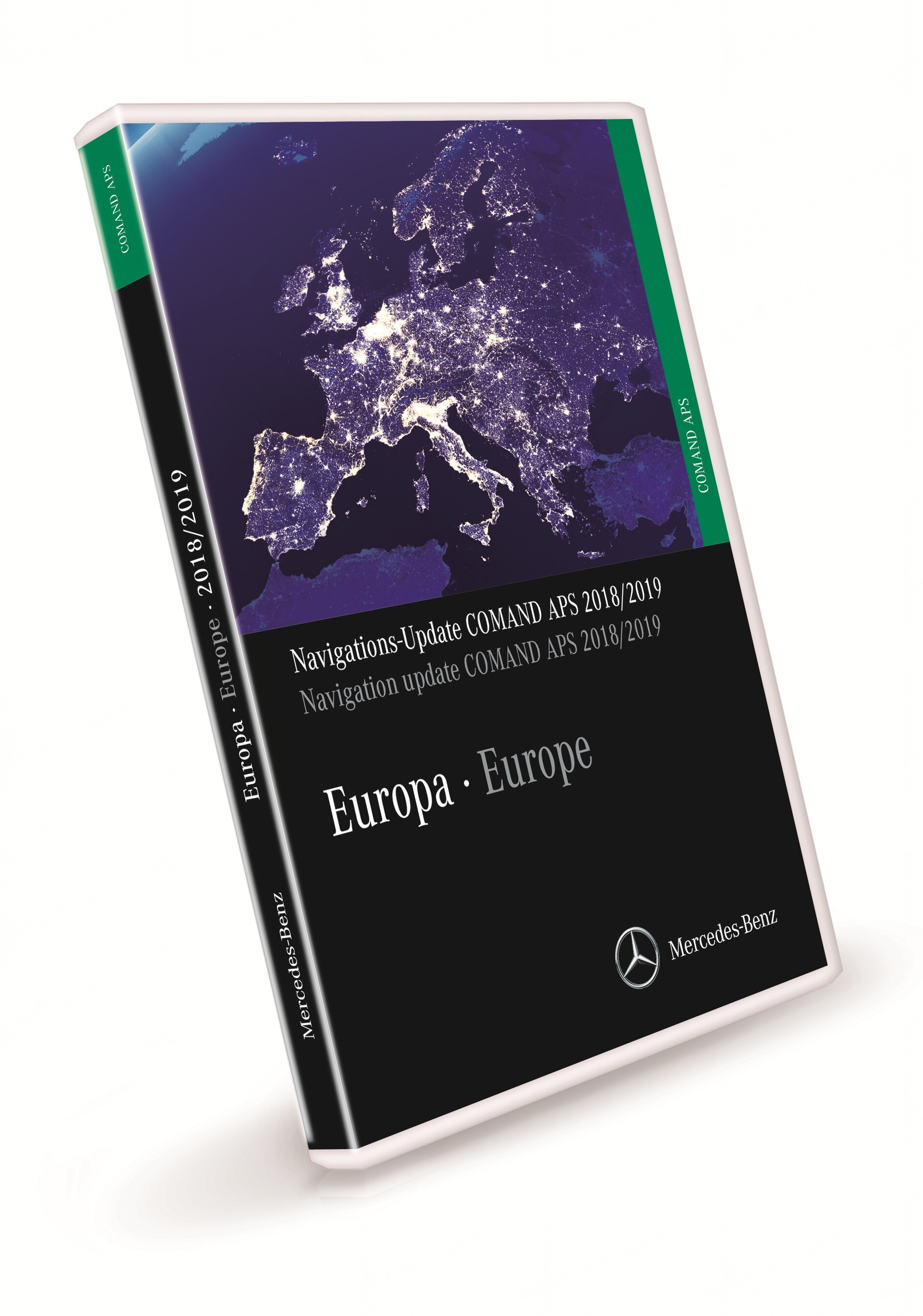 DVD di navigazione, COMAND APS, Europa, Versione 2018/2019, Final Edition - verdi, NTG1