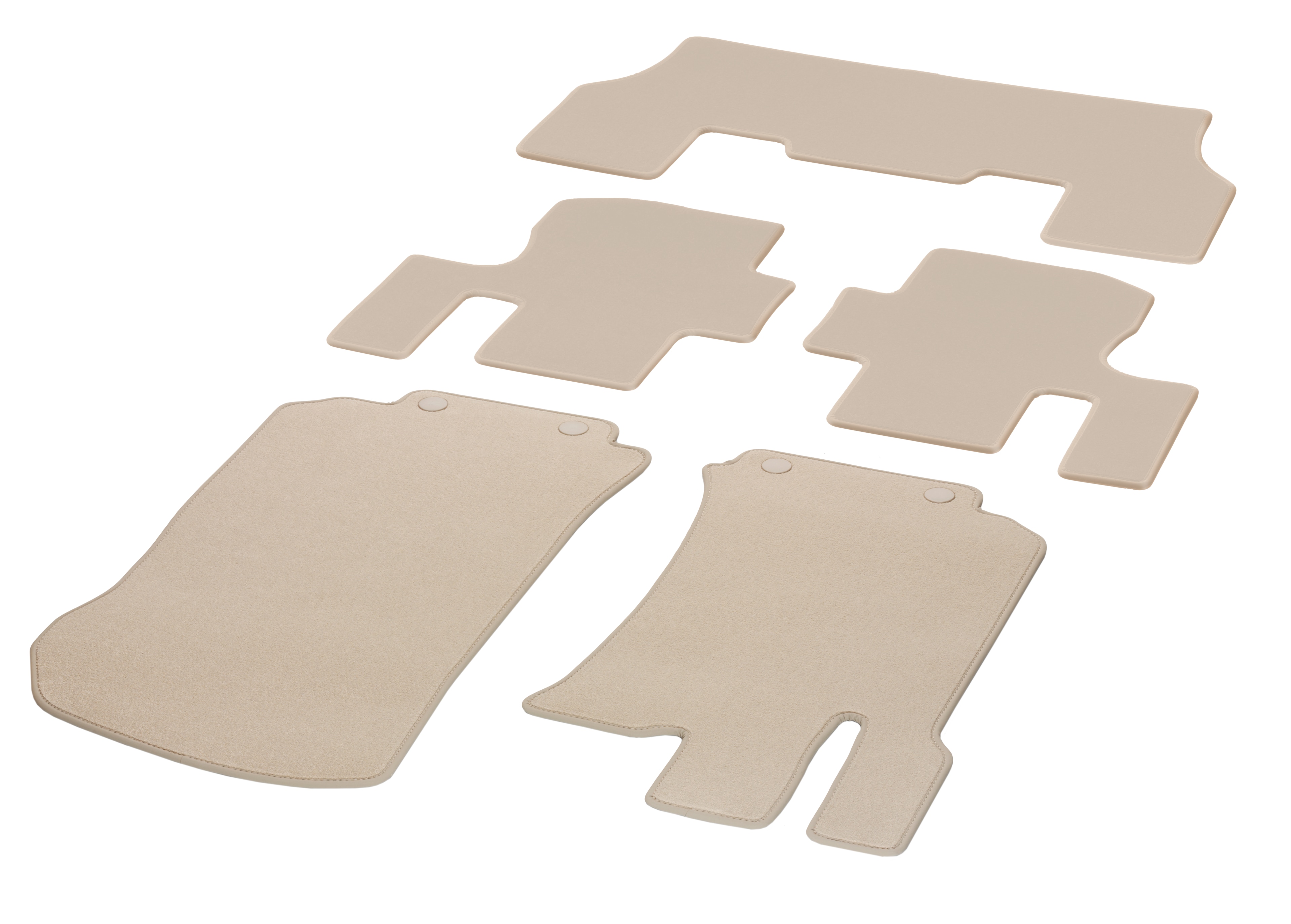 Veloursmatten, CLASSIC, Satz, 5-teilig
