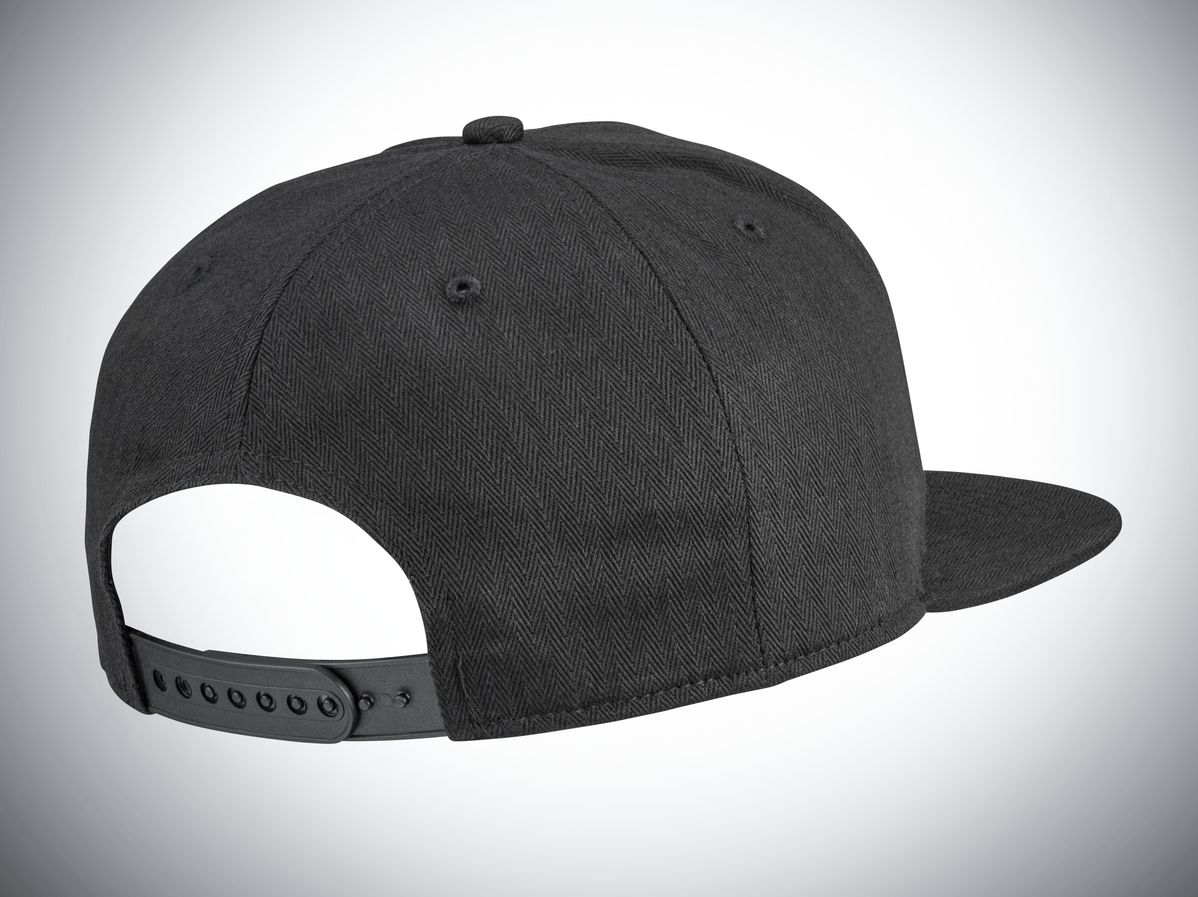 Berretto "Flat Brim" - colore nero, Cotone (biologico)